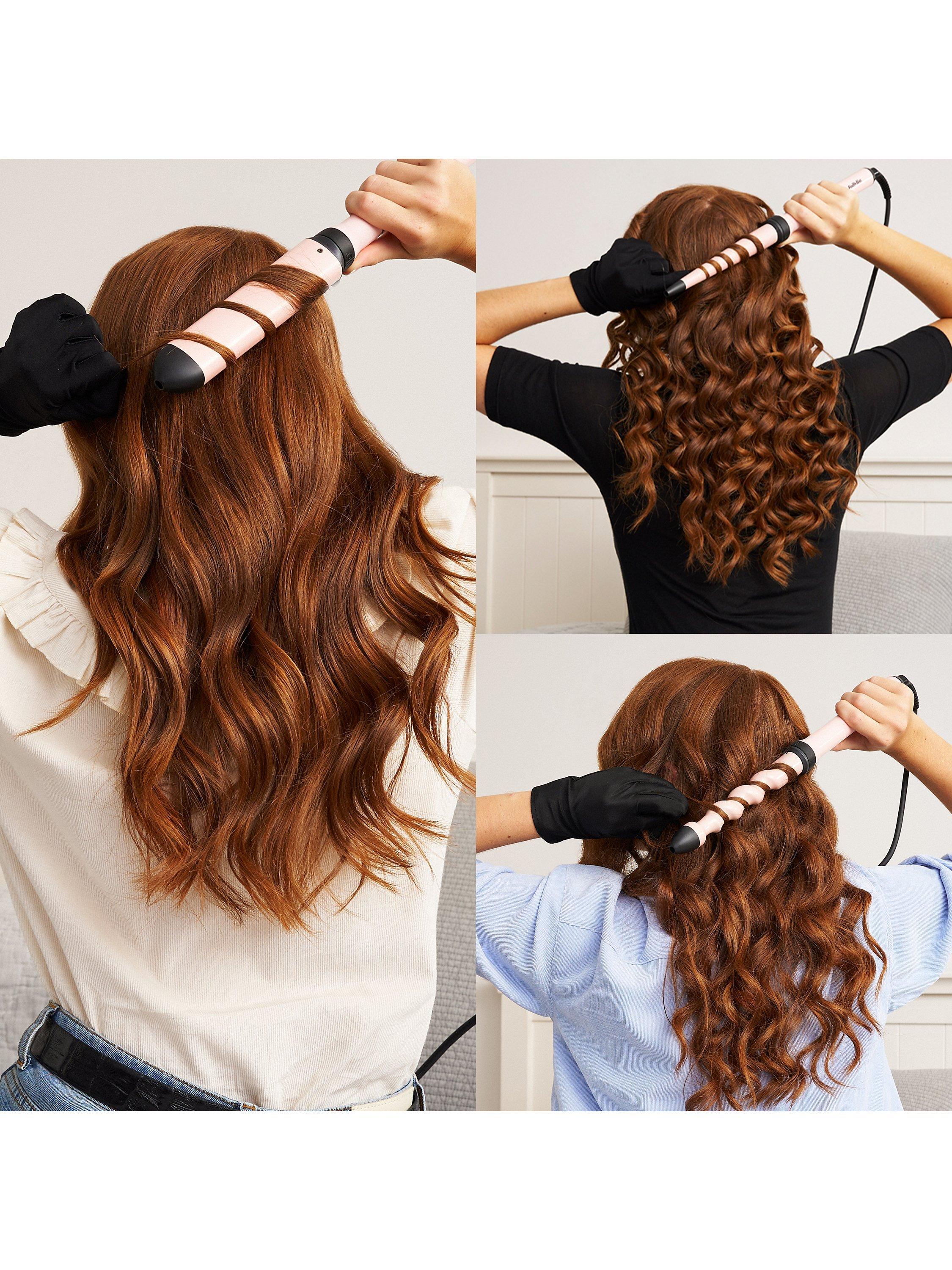 Curl & Wave Trio Hair Styler, Pink/Black