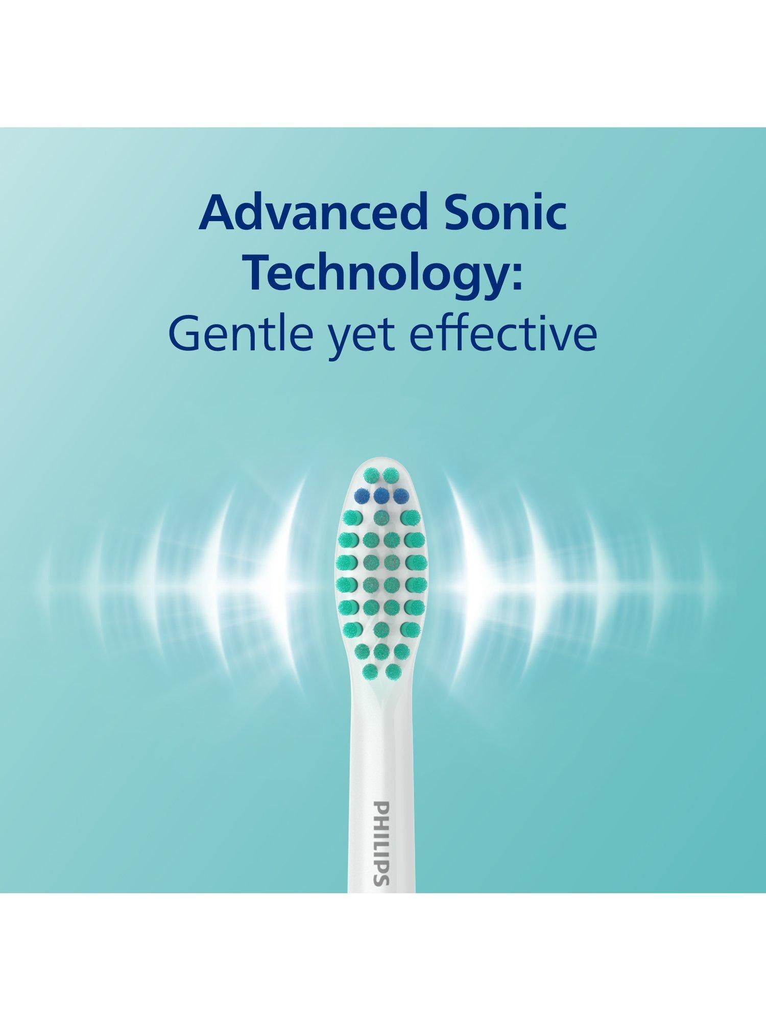 Sonicare HX3675/15 Series 3100 Electric Toothbrush, Pack of 2, Pink & Black