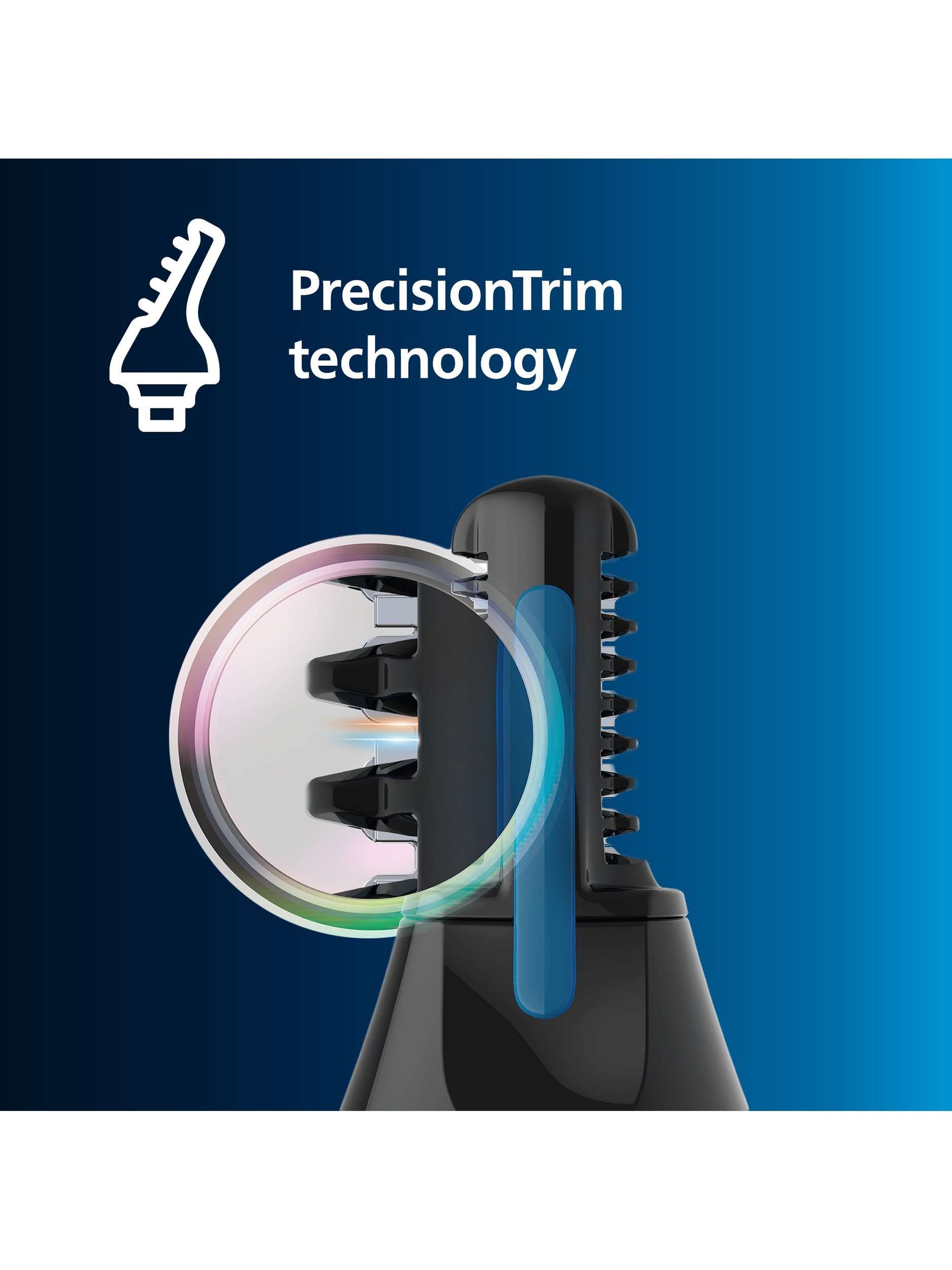 NT5650/16 Series 5000 Cordless Nose Trimmer, Ear & Eyebrow Trimmer, Black