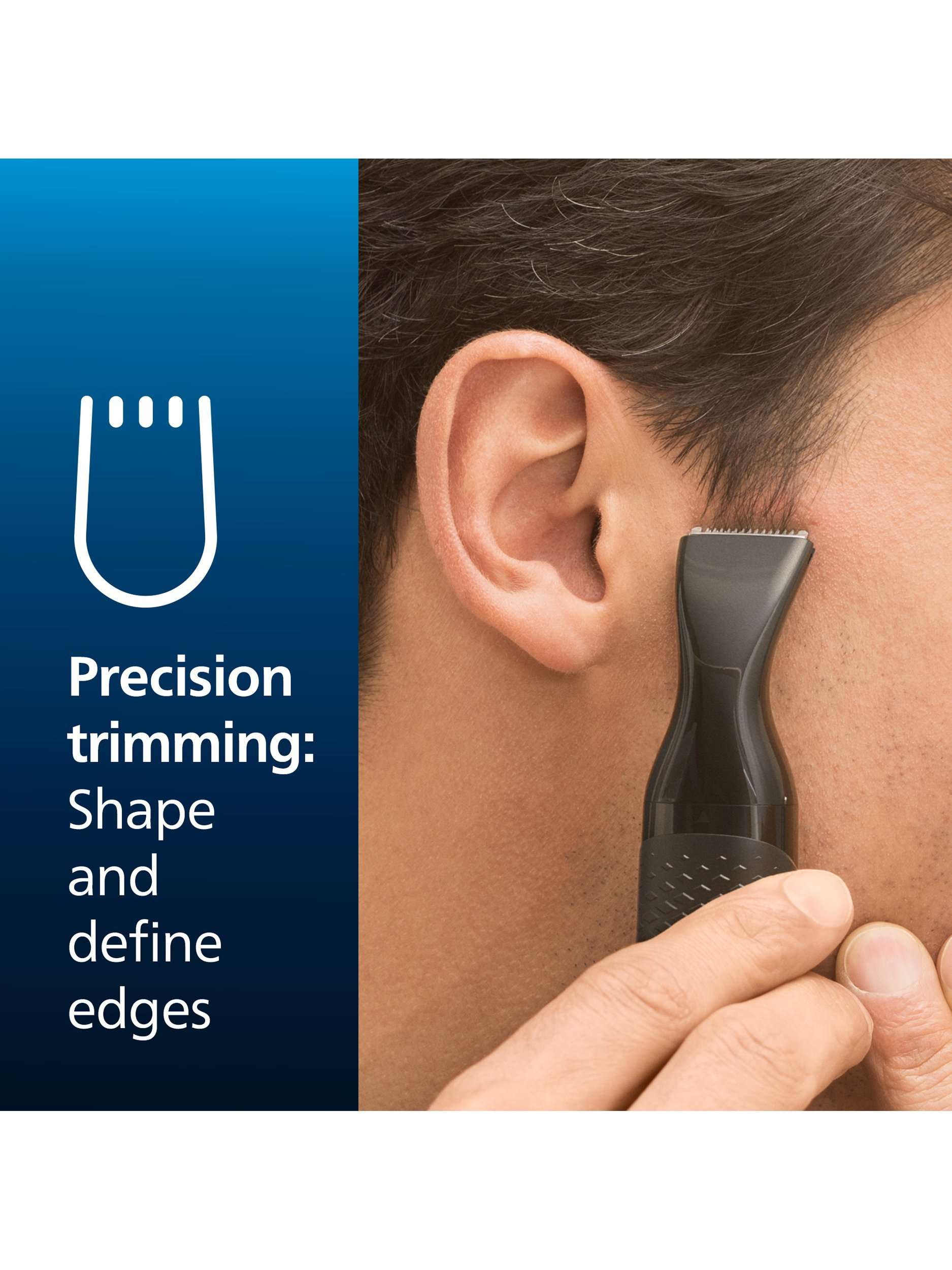 NT5650/16 Series 5000 Cordless Nose Trimmer, Ear & Eyebrow Trimmer, Black