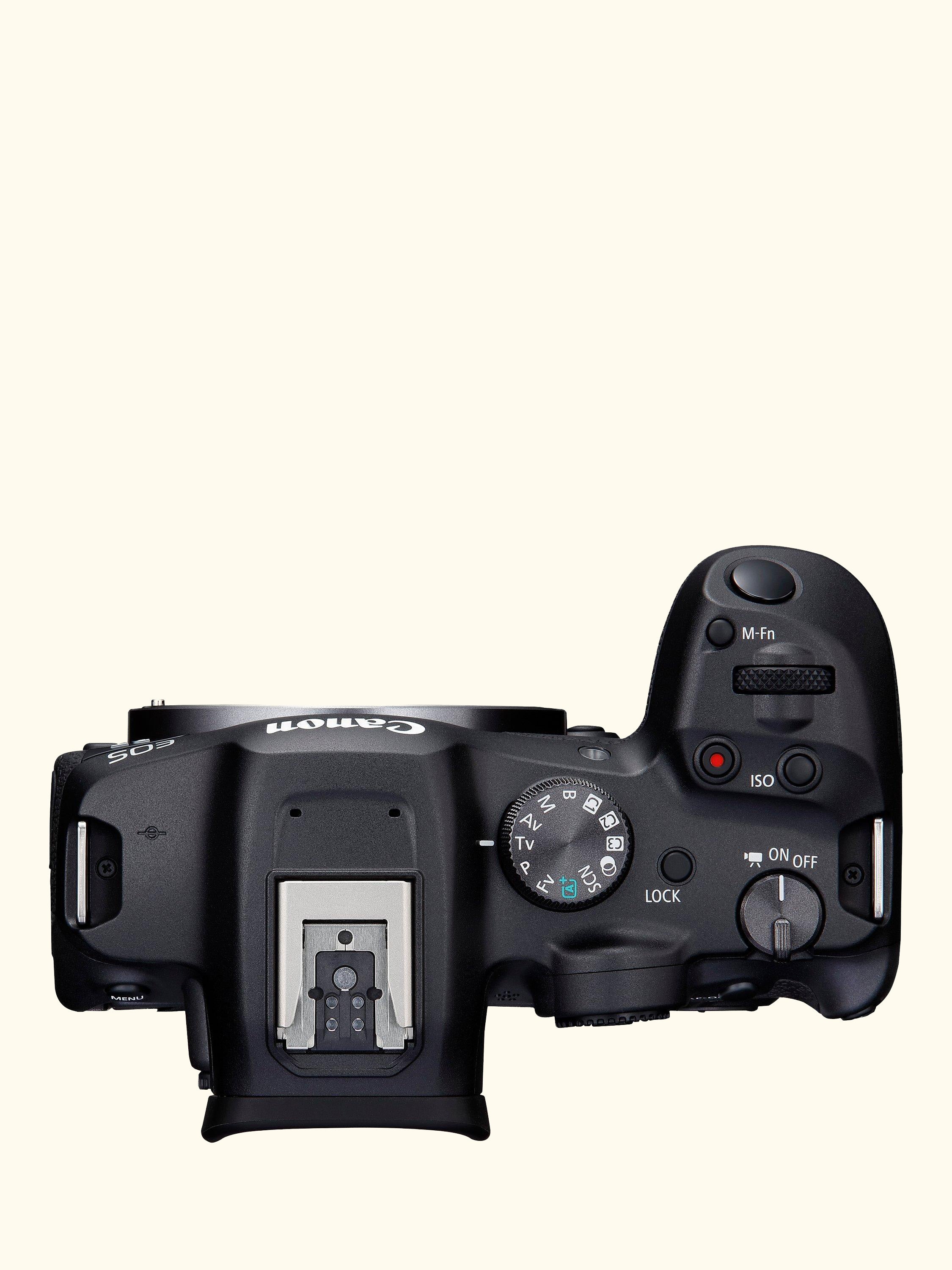 EOS R7 Compact System Camera, 4K Ultra HD, 32.5MP, Wi-Fi, Bluetooth, OLED EVF, 3" Vari-Angle Touch Screen, Body Only