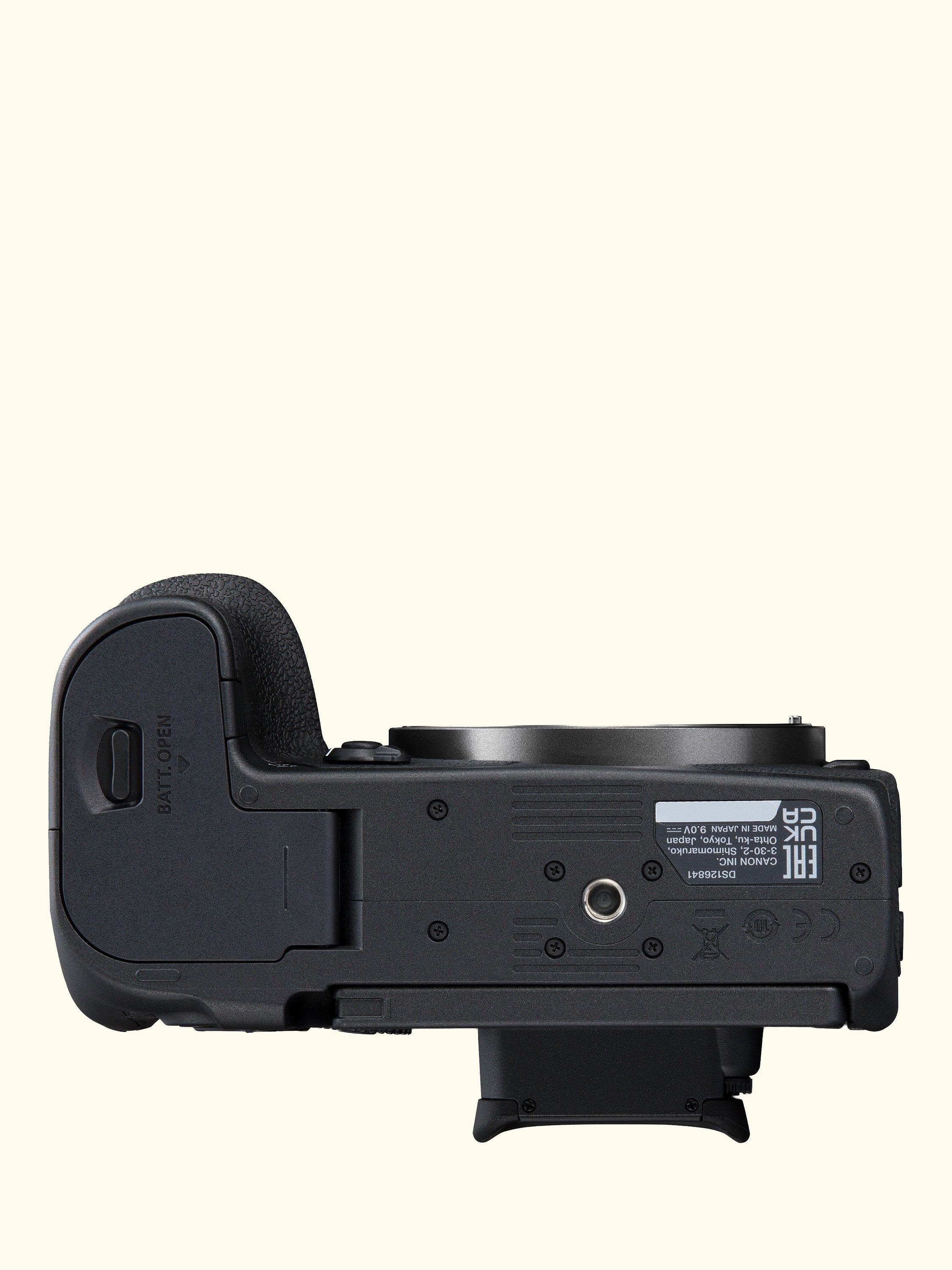 EOS R7 Compact System Camera, 4K Ultra HD, 32.5MP, Wi-Fi, Bluetooth, OLED EVF, 3" Vari-Angle Touch Screen, Body Only