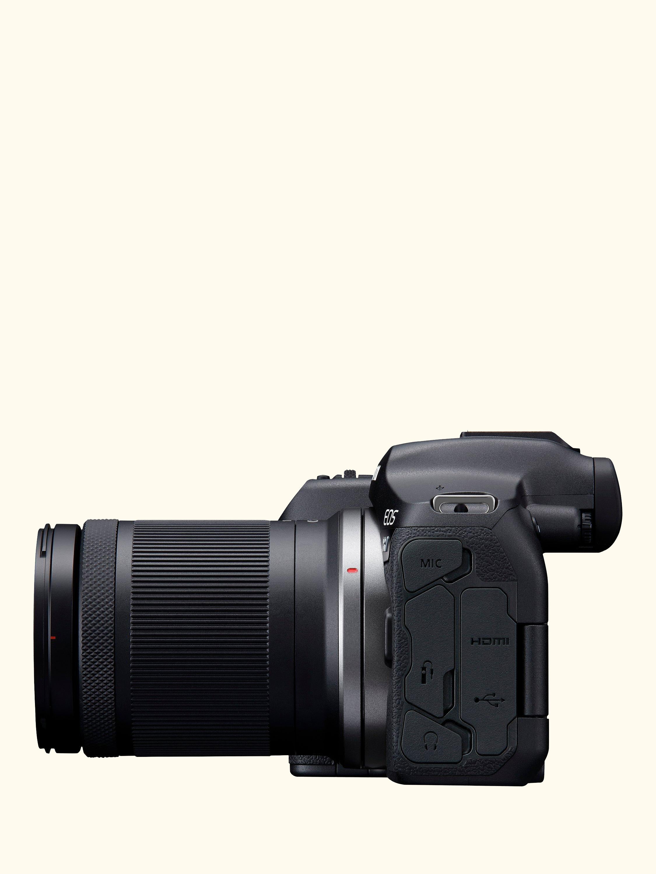 EOS R7 Compact System Camera with RF-S 18-150mm Zoom Lens, 4K Ultra HD, 32.5MP, Wi-Fi, Bluetooth, OLED EVF, 3" Vari-Angle Touch Screen