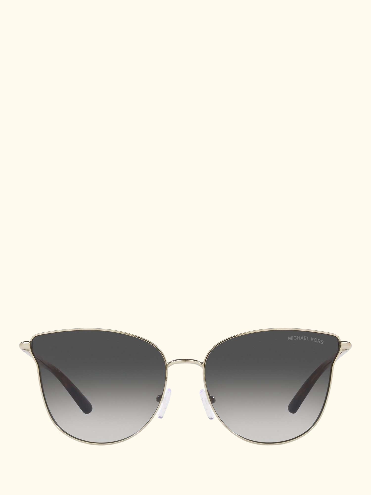 MK1120 Women's Salt Lake City Round Sunglasses, Gold/Grey Gradient