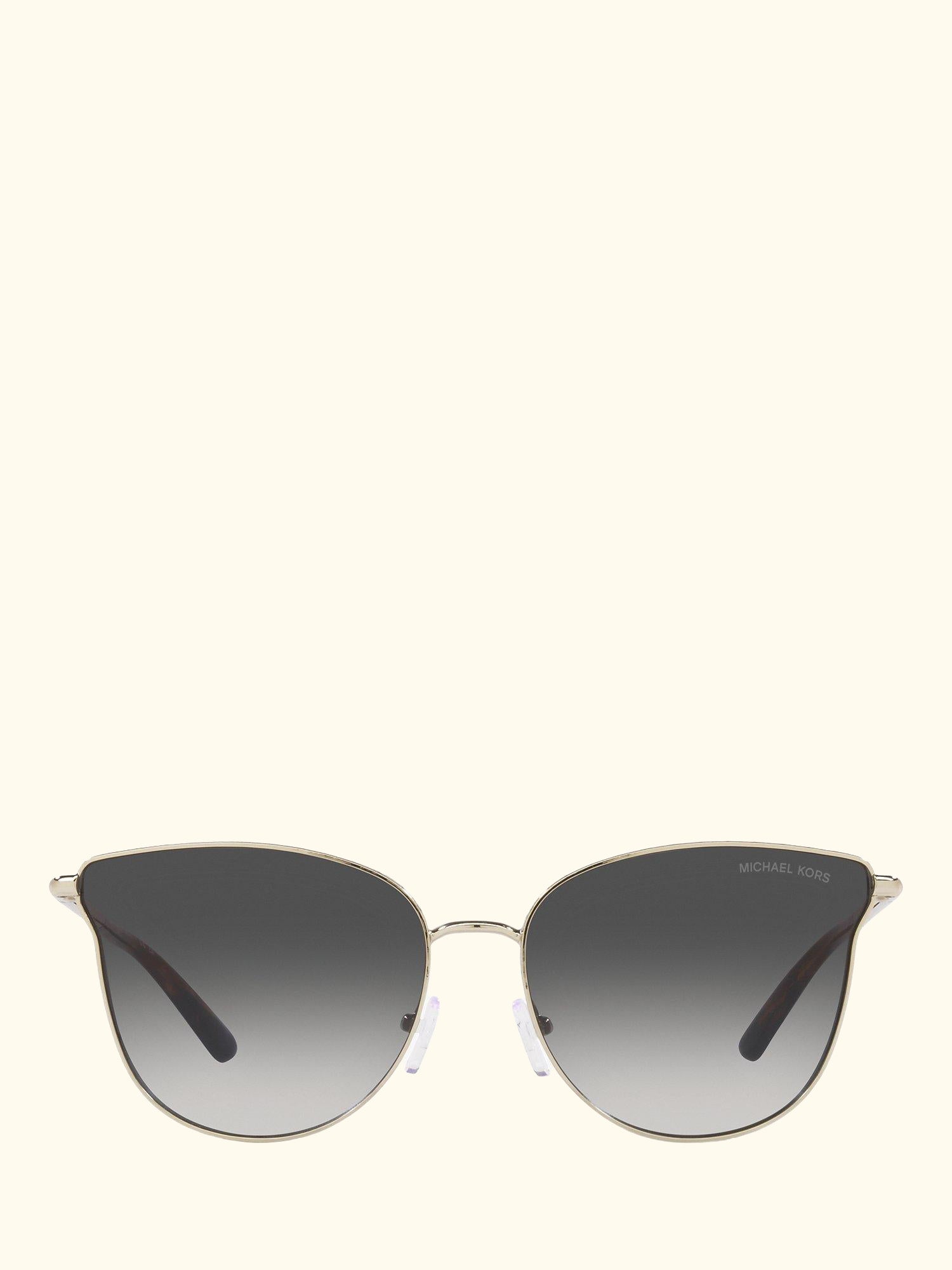 MK1120 Women's Salt Lake City Round Sunglasses, Gold/Grey Gradient