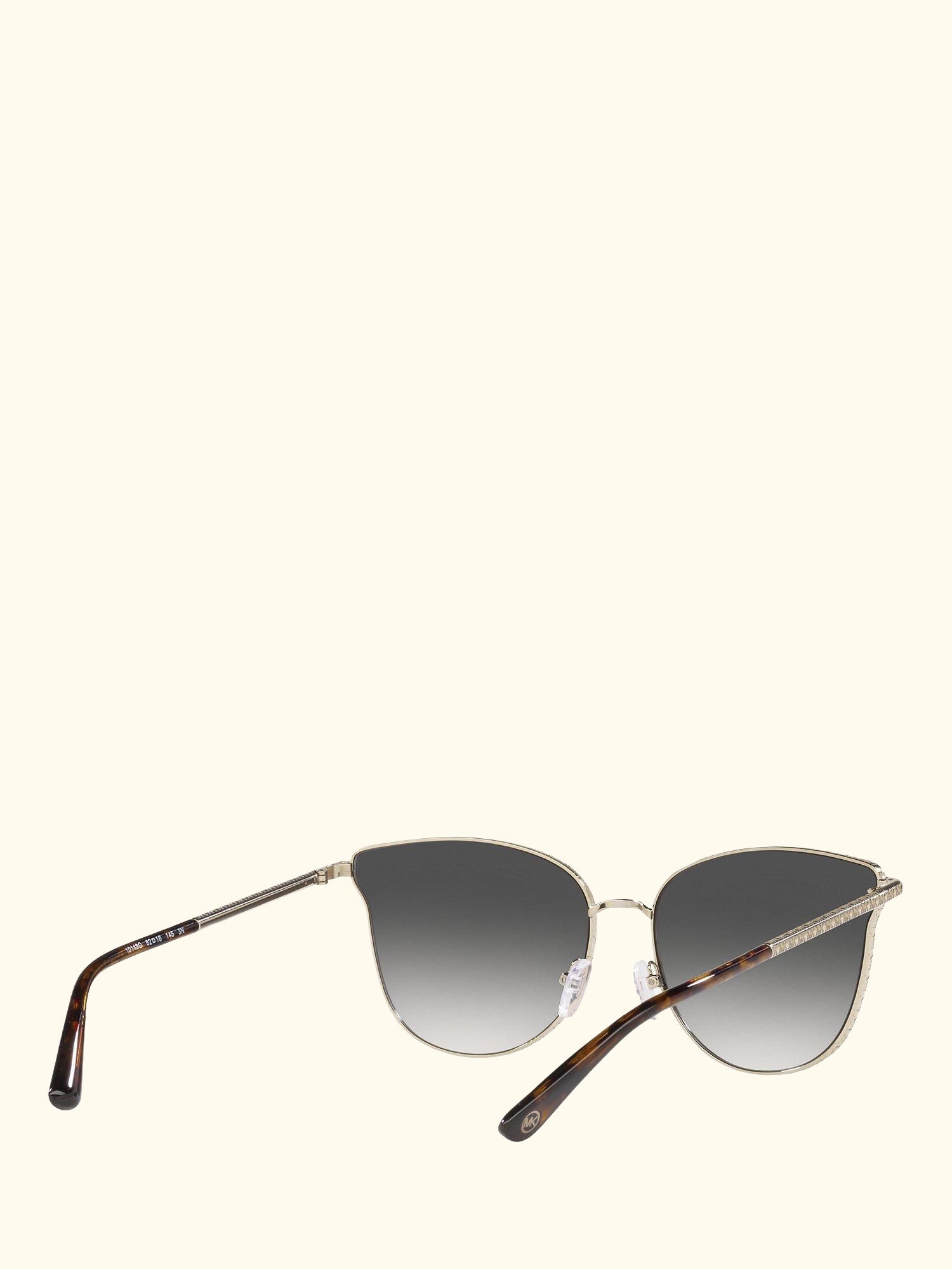 MK1120 Women's Salt Lake City Round Sunglasses, Gold/Grey Gradient