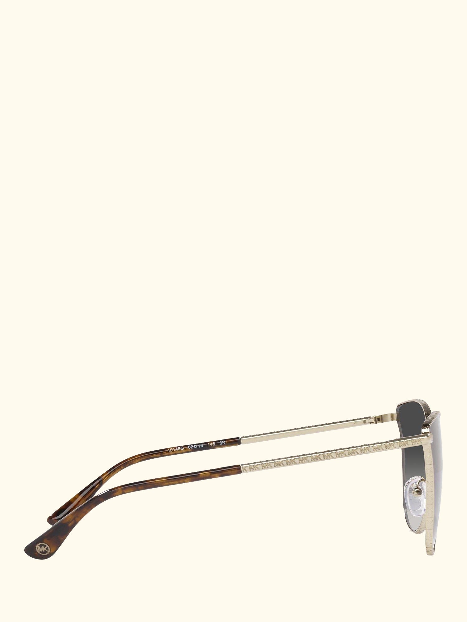 MK1120 Women's Salt Lake City Round Sunglasses, Gold/Grey Gradient