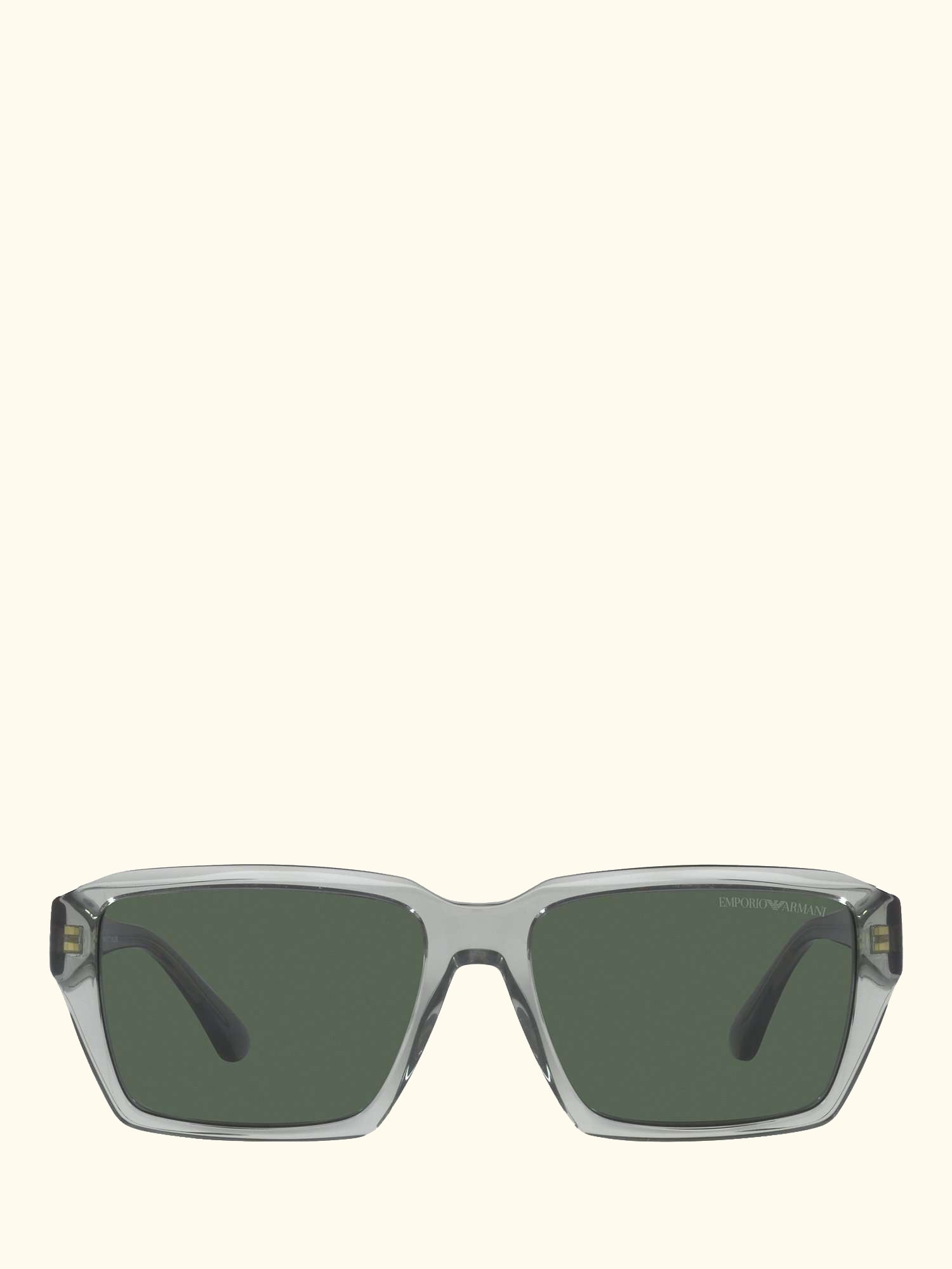 EA4186 Men's Rectangular Sunglasses