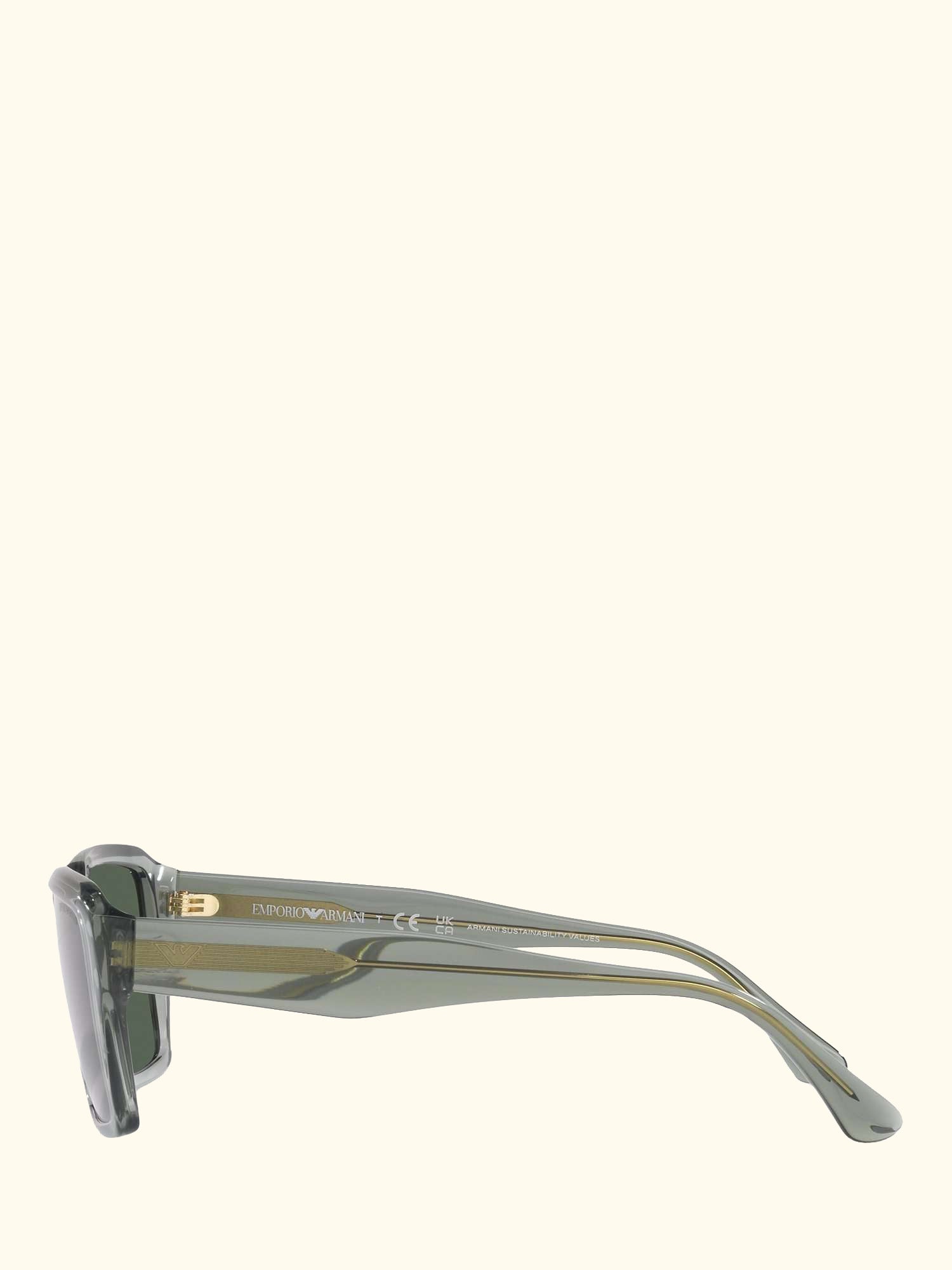 EA4186 Men's Rectangular Sunglasses