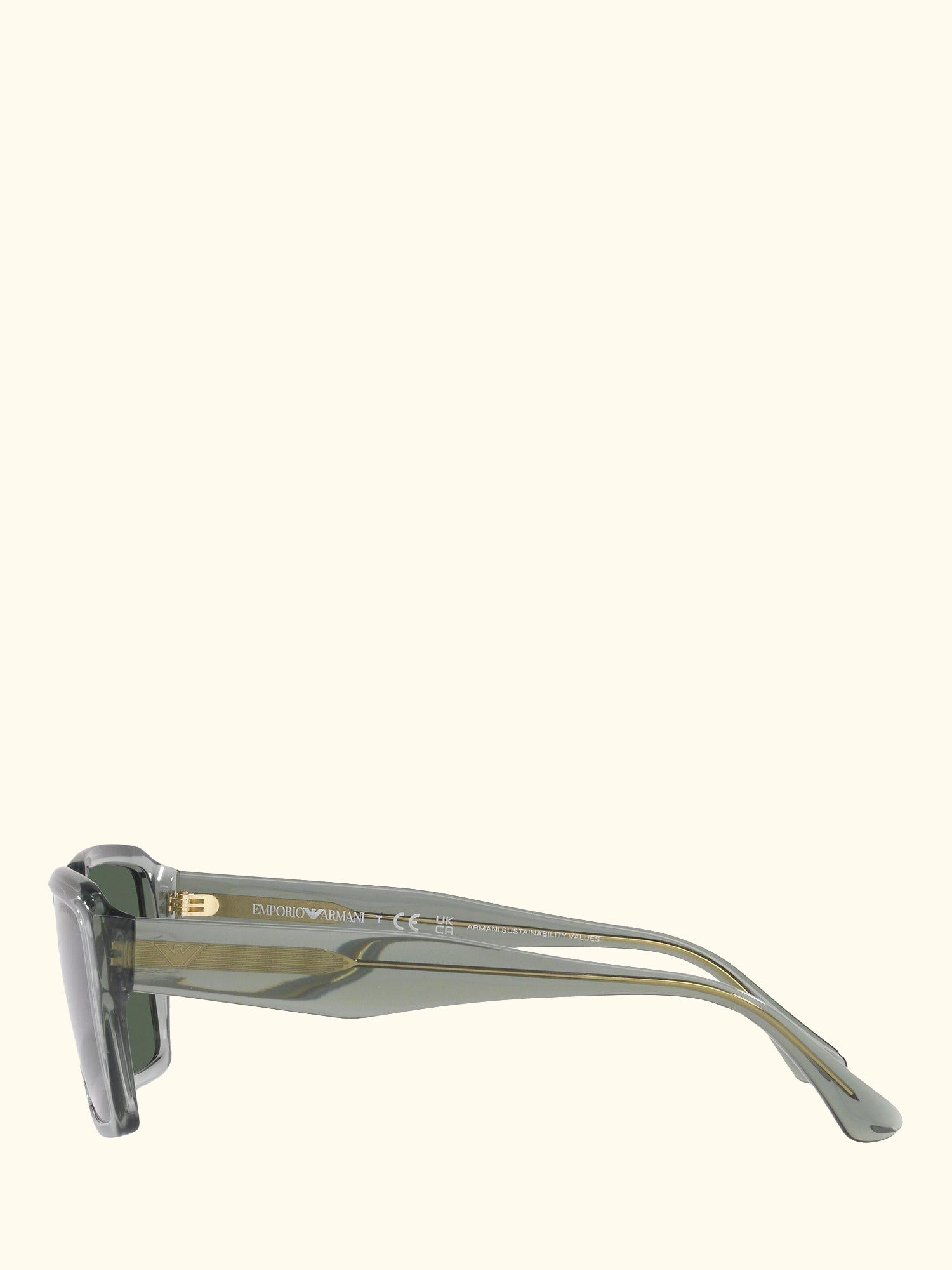 EA4186 Men's Rectangular Sunglasses