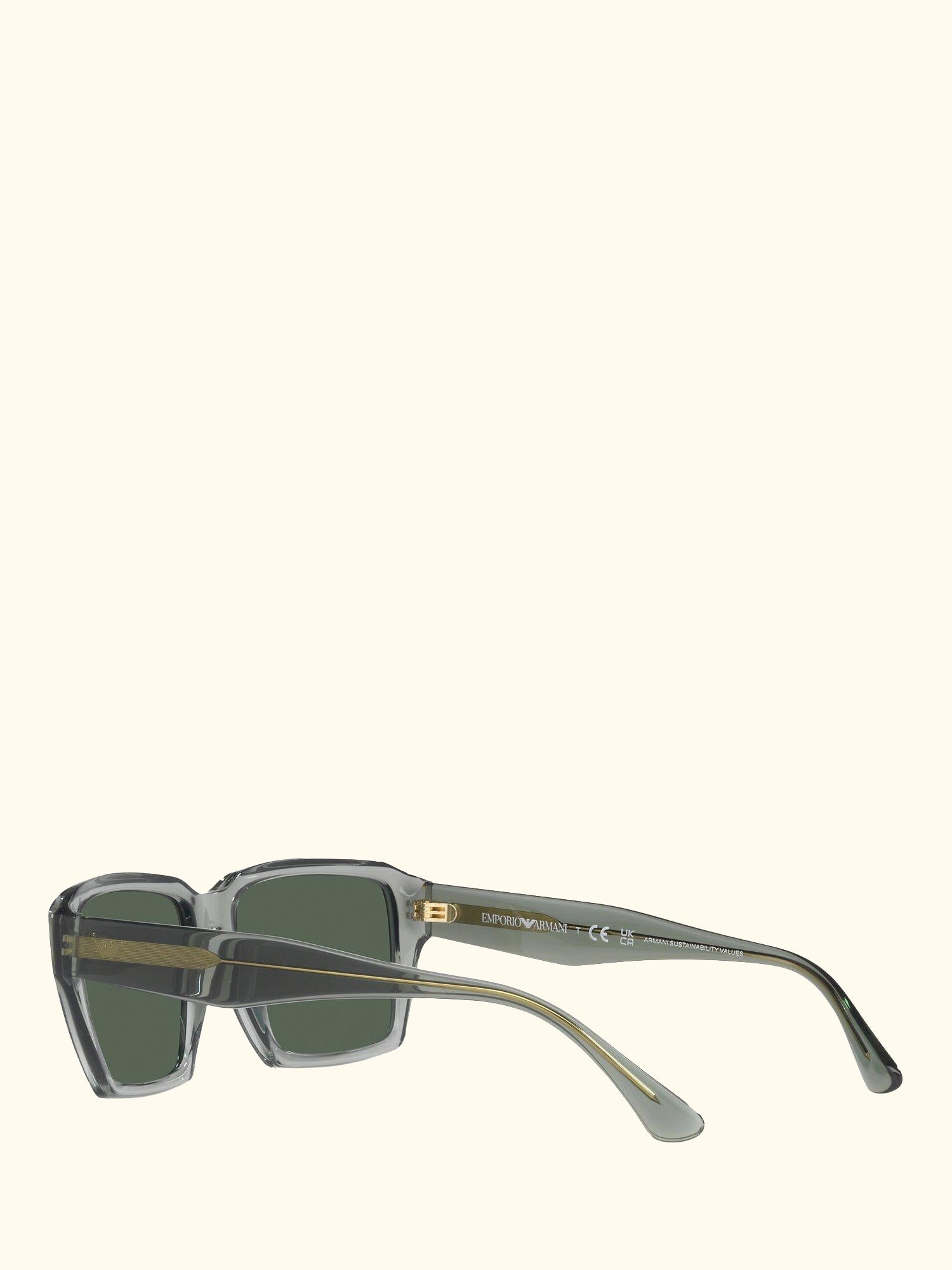 EA4186 Men's Rectangular Sunglasses