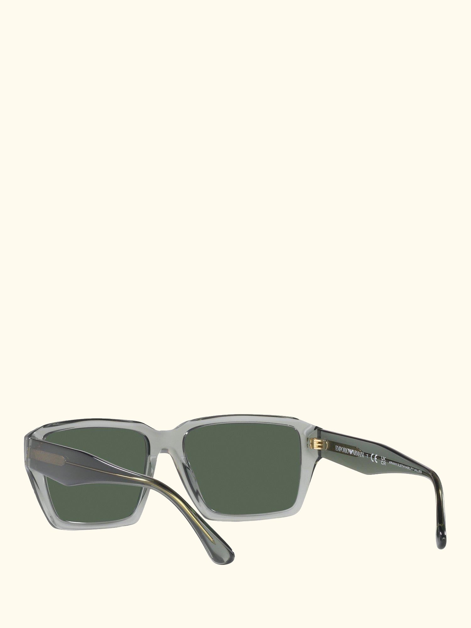 EA4186 Men's Rectangular Sunglasses