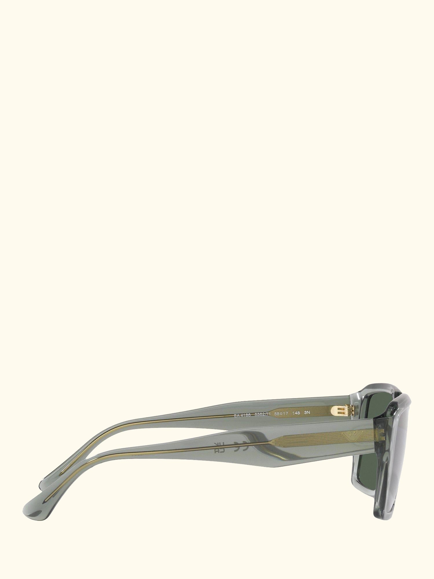 EA4186 Men's Rectangular Sunglasses