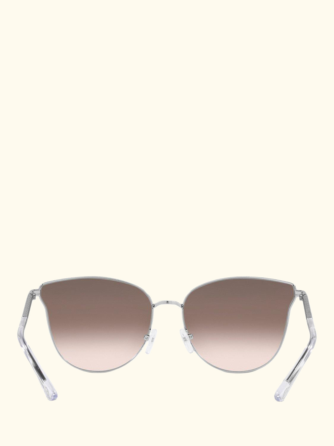 MK1120 Women's Salt Lake City Round Sunglasses, Silver/Beige Gradient
