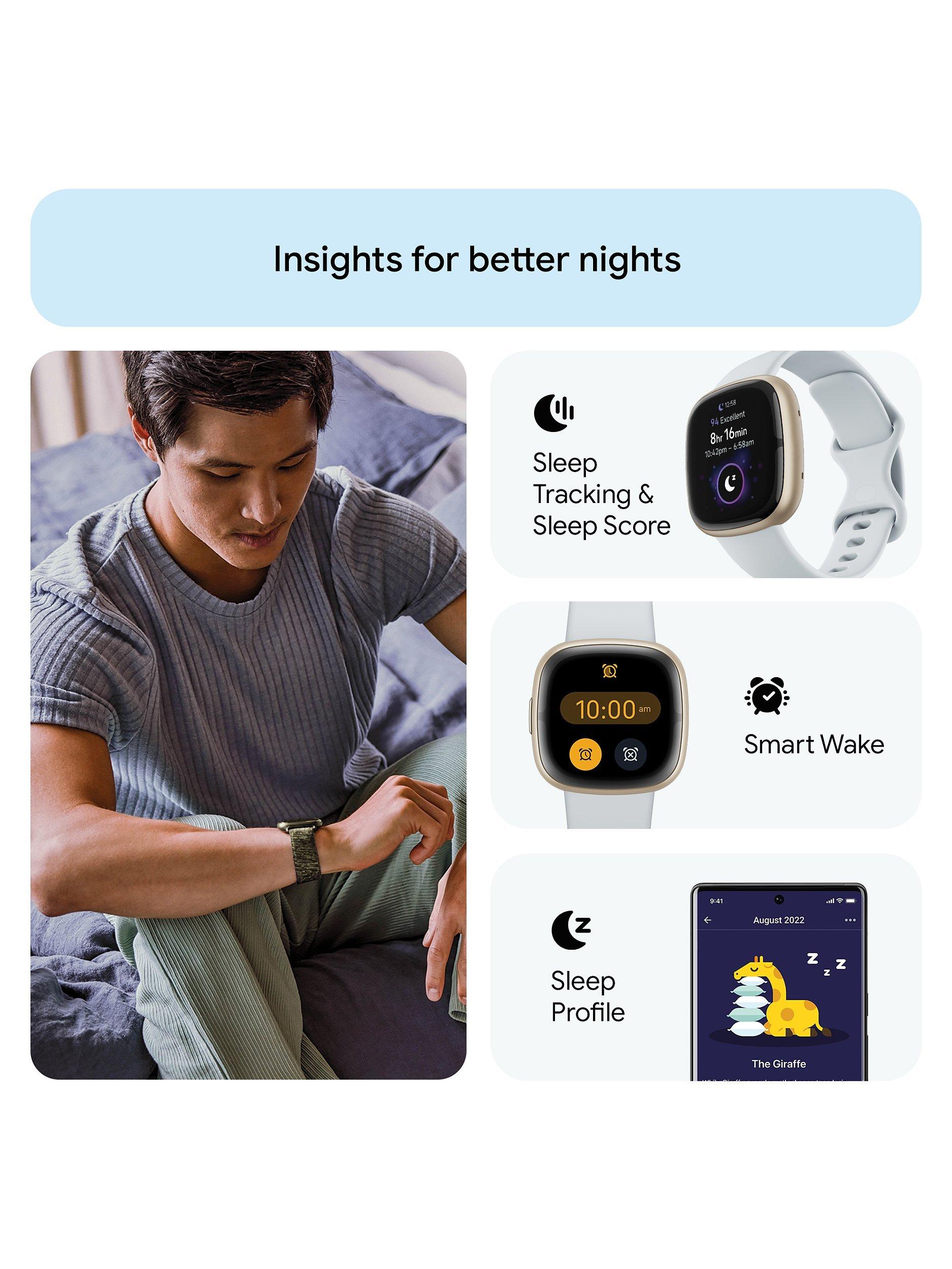 Sense 2 Health and Fitness Smartwatch with Heart Rate Monitor