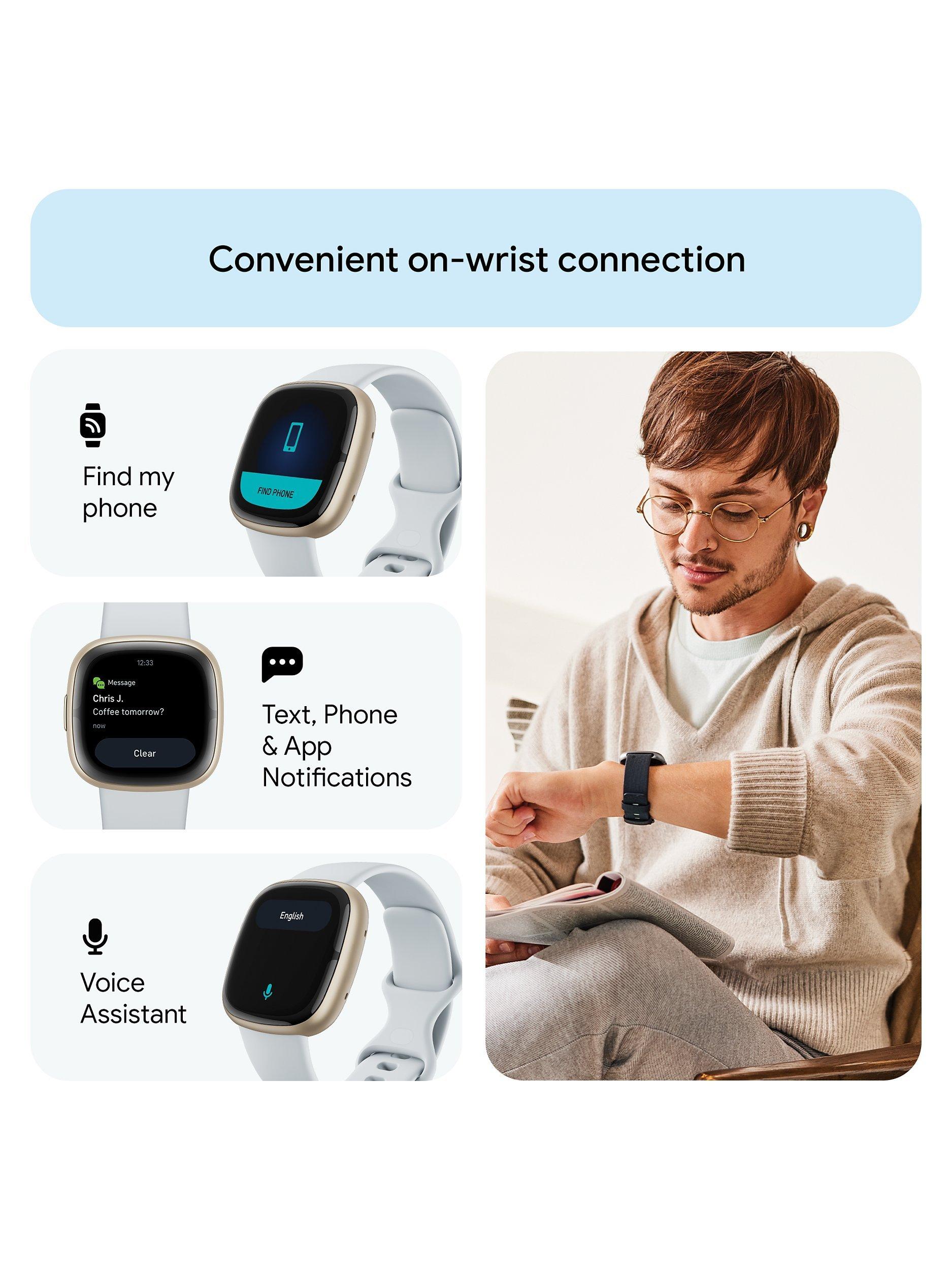 Sense 2 Health and Fitness Smartwatch with Heart Rate Monitor