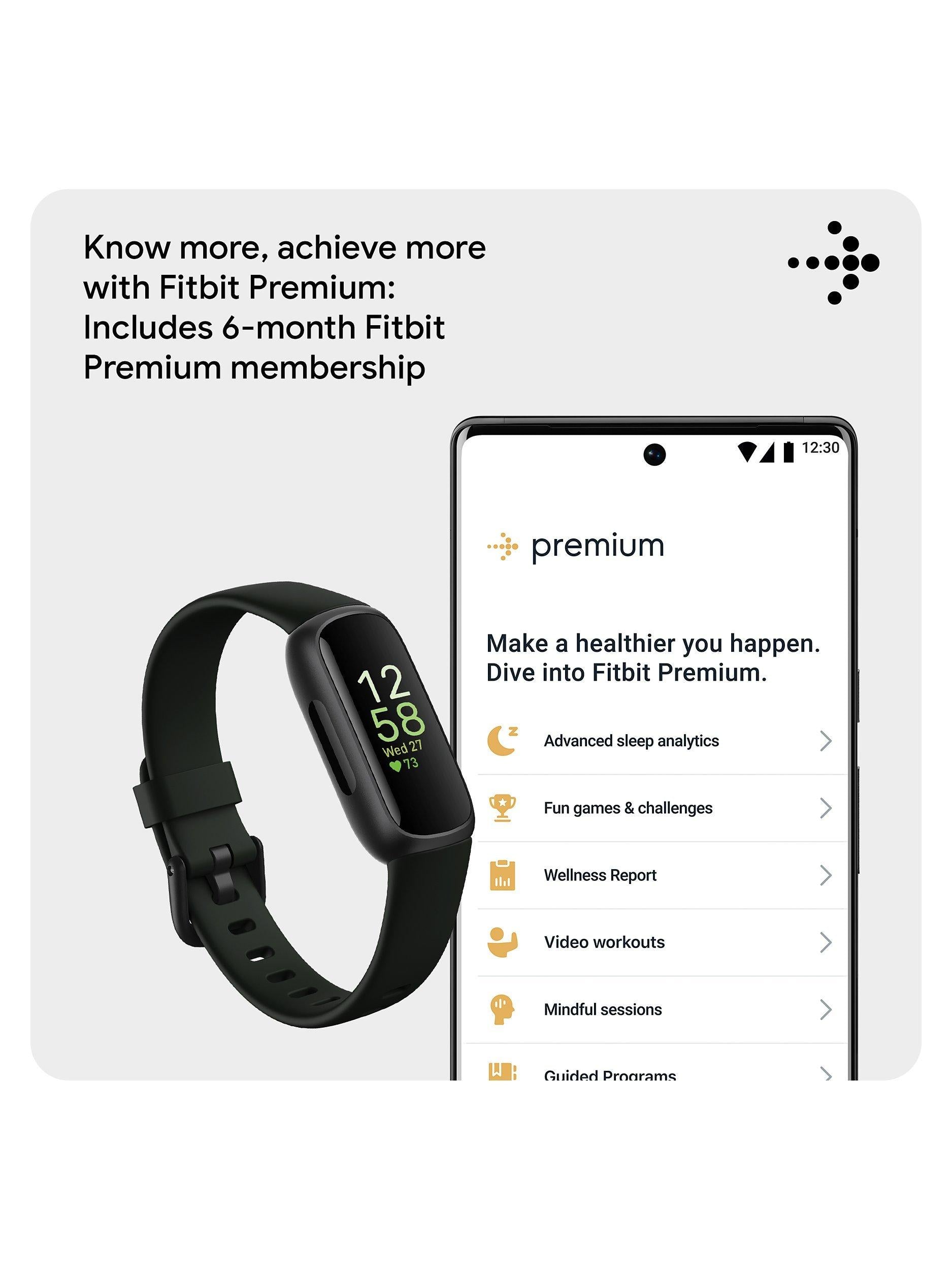 Inspire 3 Health and Fitness Tracker with Heart Rate Monitor