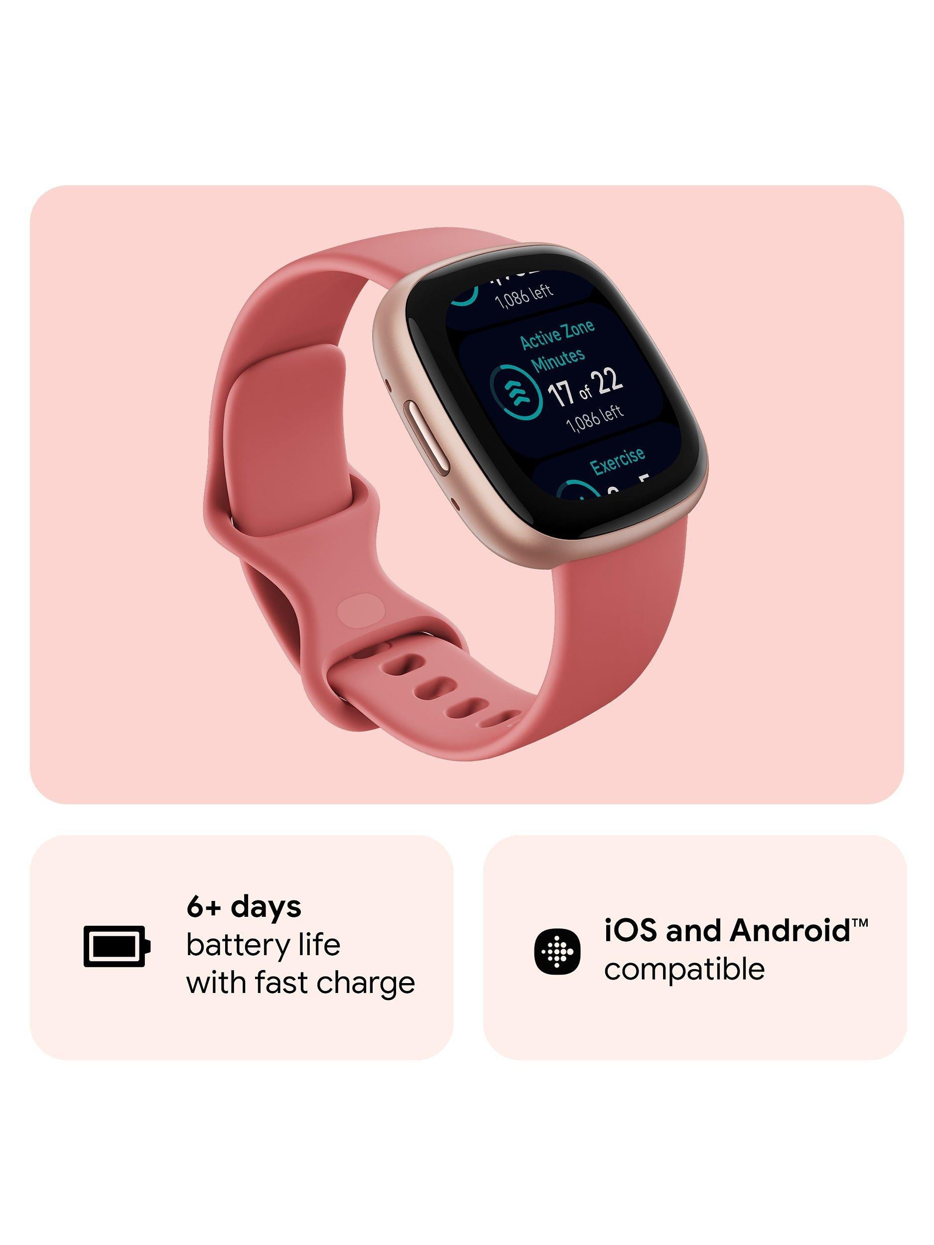 Versa 4 Health & Fitness Smartwatch with Heart Rate Monitor