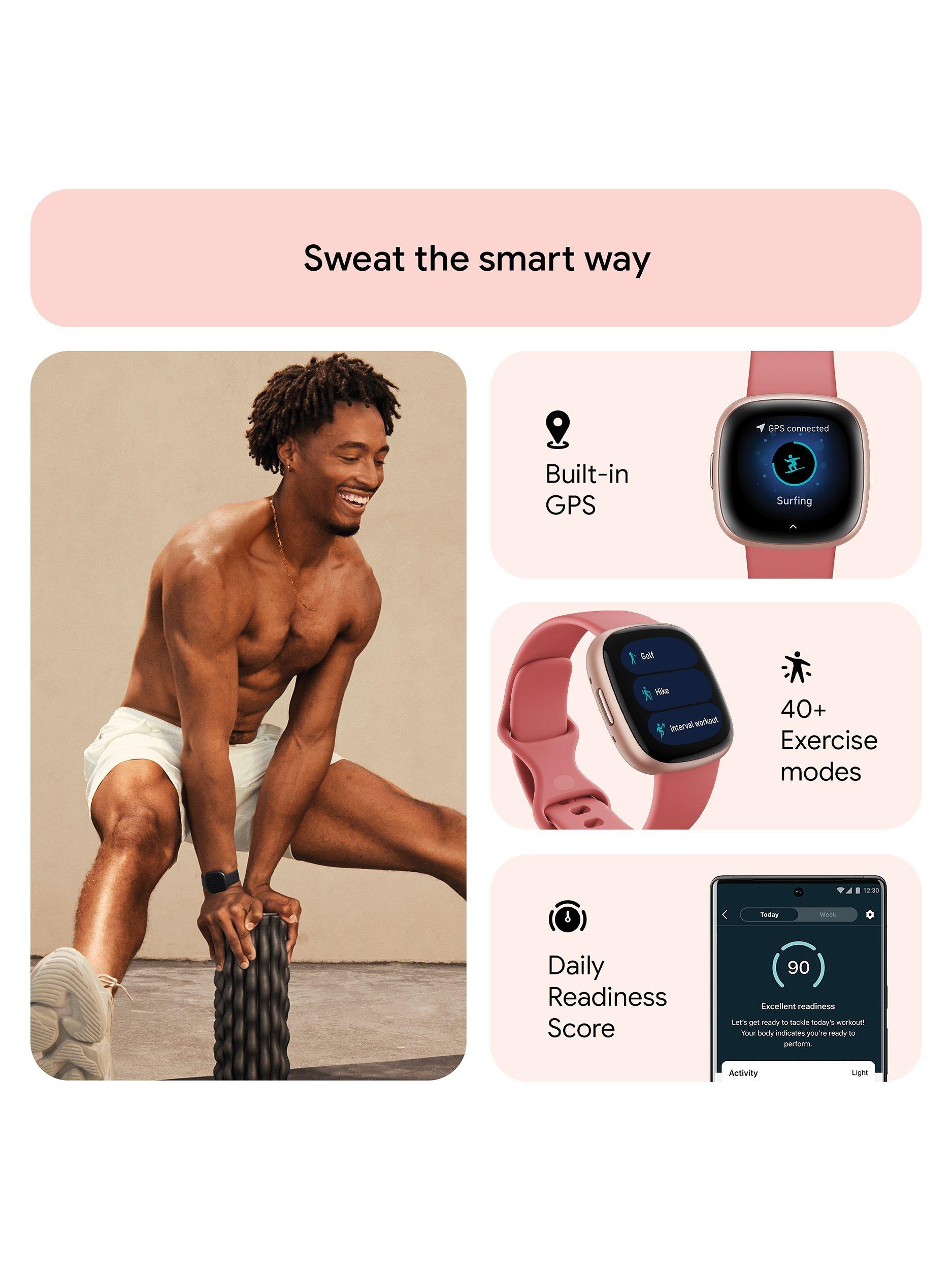 Versa 4 Health & Fitness Smartwatch with Heart Rate Monitor