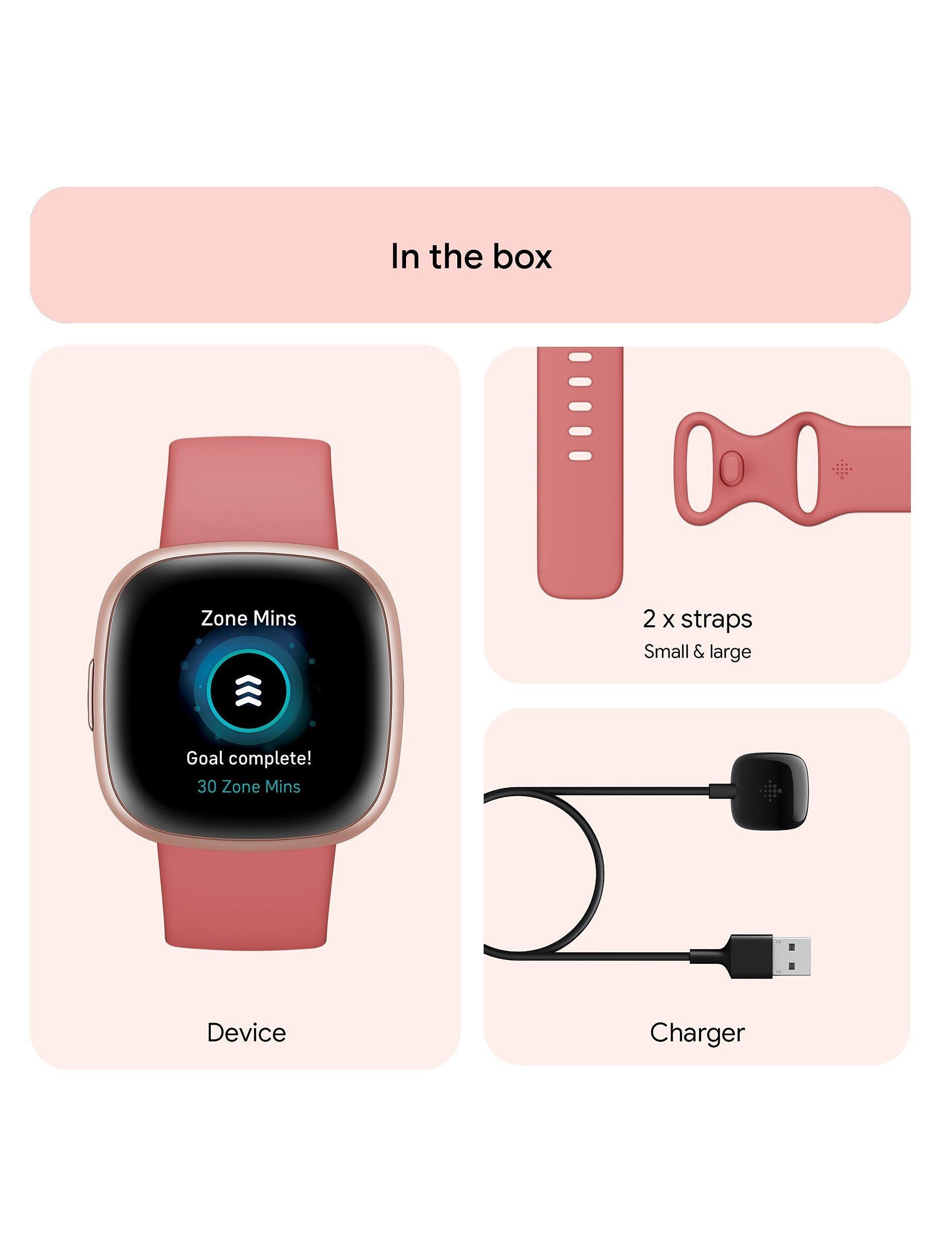 Versa 4 Health & Fitness Smartwatch with Heart Rate Monitor