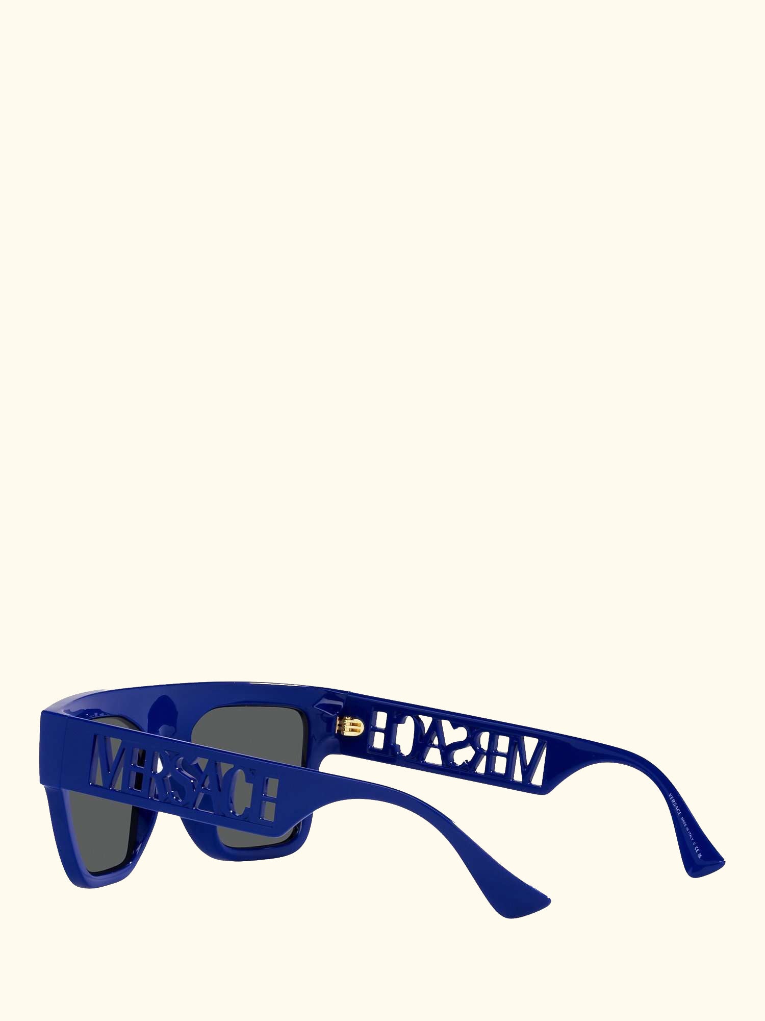 VE4430U Men's Rectangular Sunglasses, Blue/Grey