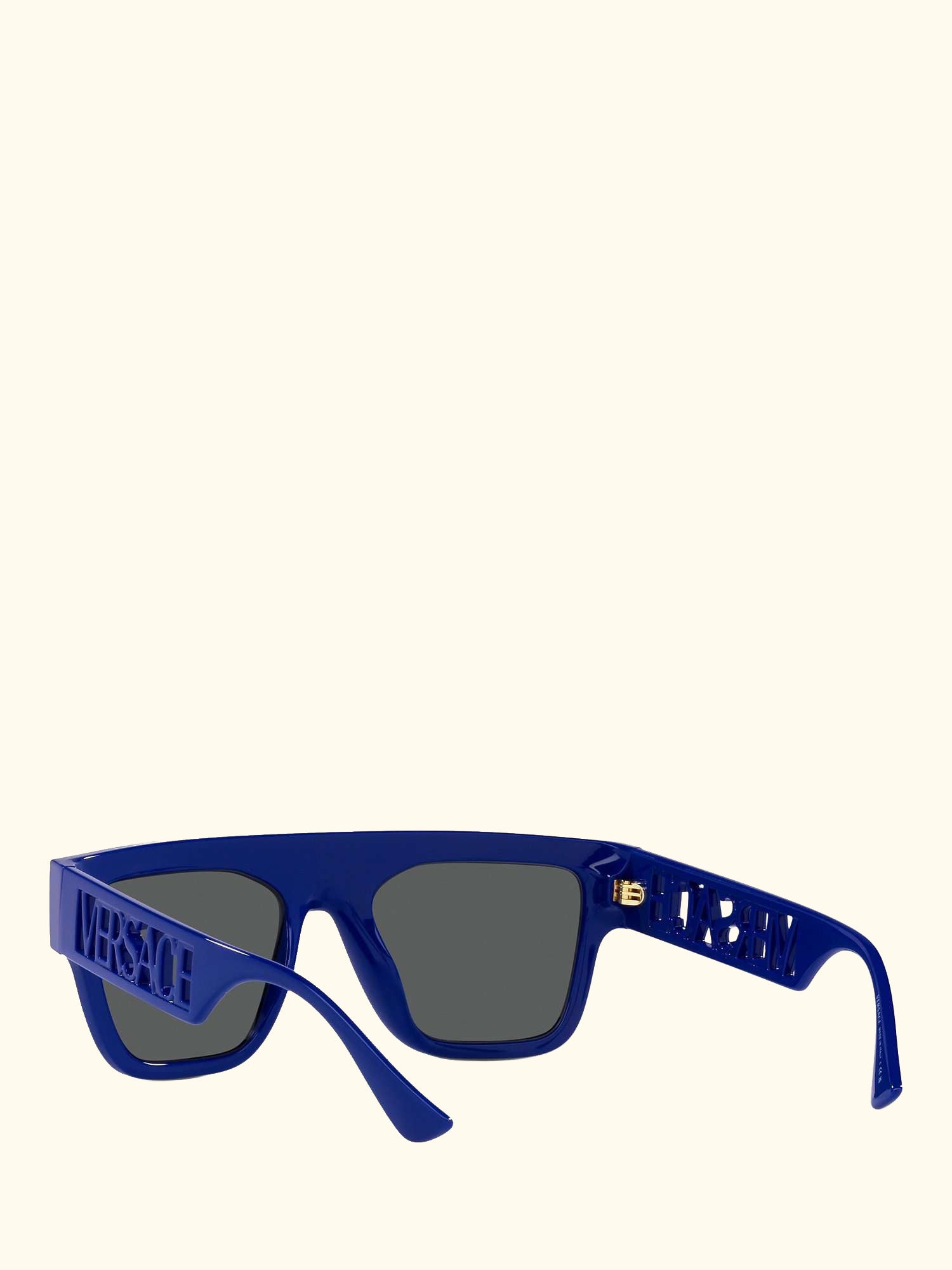 VE4430U Men's Rectangular Sunglasses, Blue/Grey