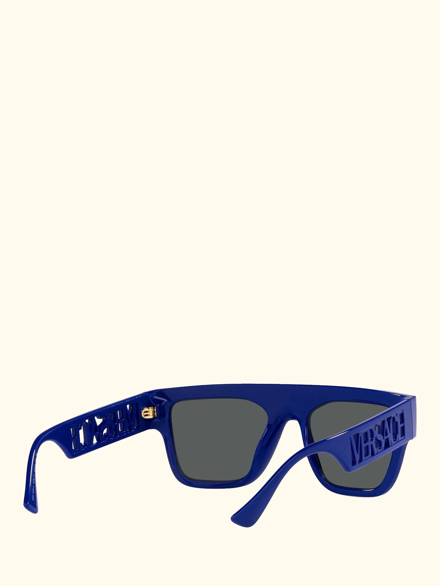 VE4430U Men's Rectangular Sunglasses, Blue/Grey
