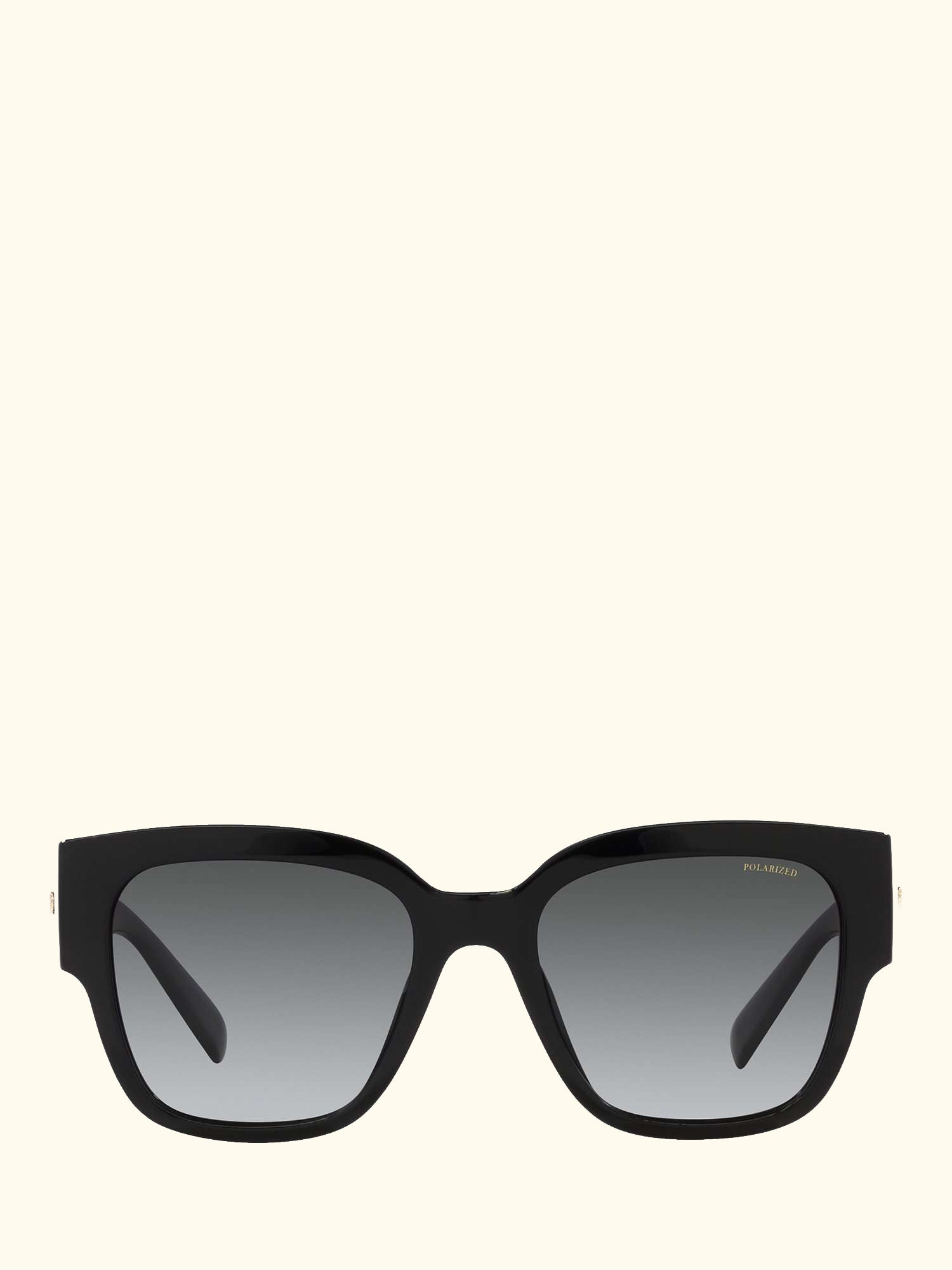VE4437U Women's Polarised Pillow Sunglasses, Black/Grey Gradient