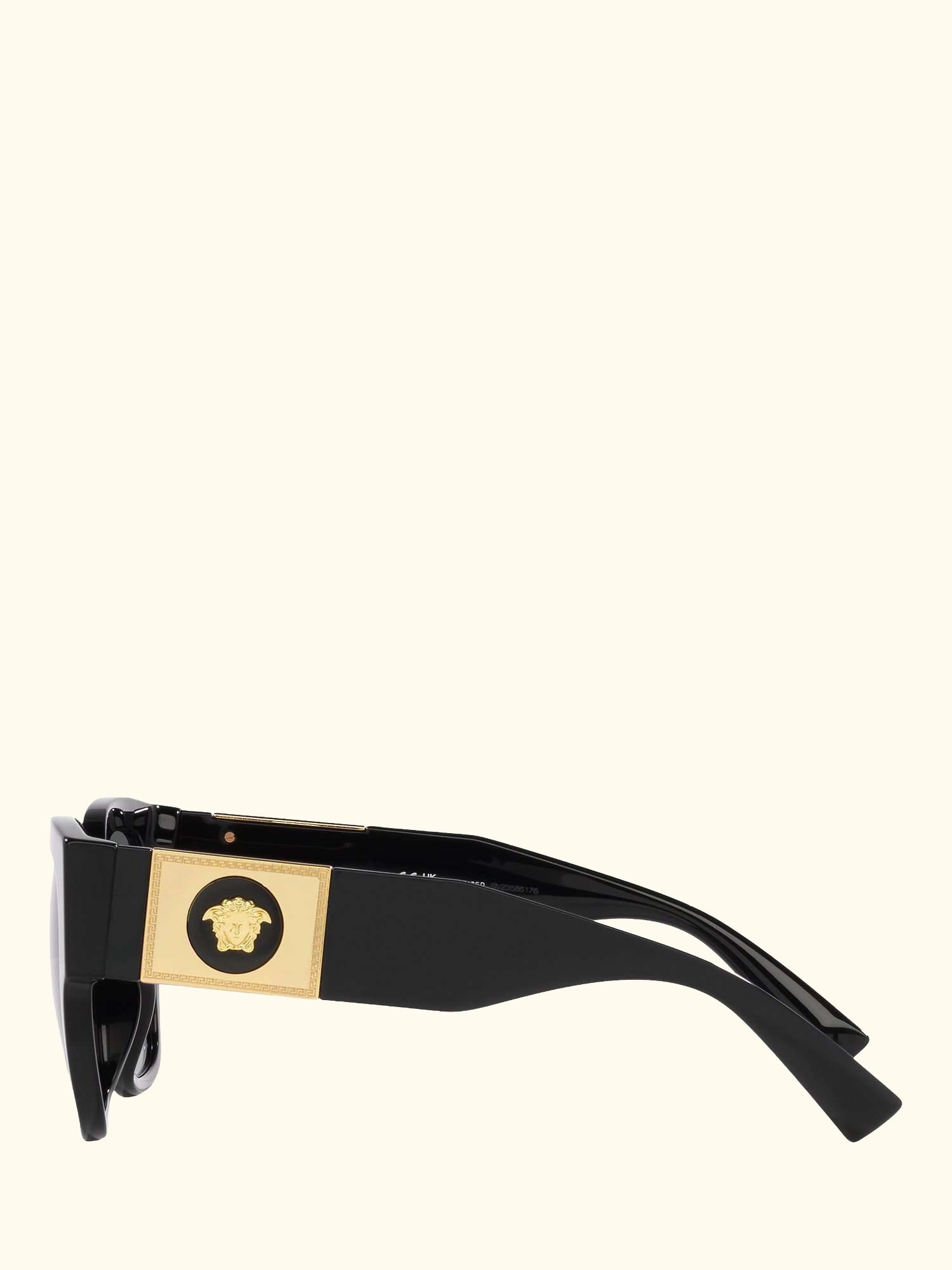 VE4437U Women's Polarised Pillow Sunglasses, Black/Grey Gradient