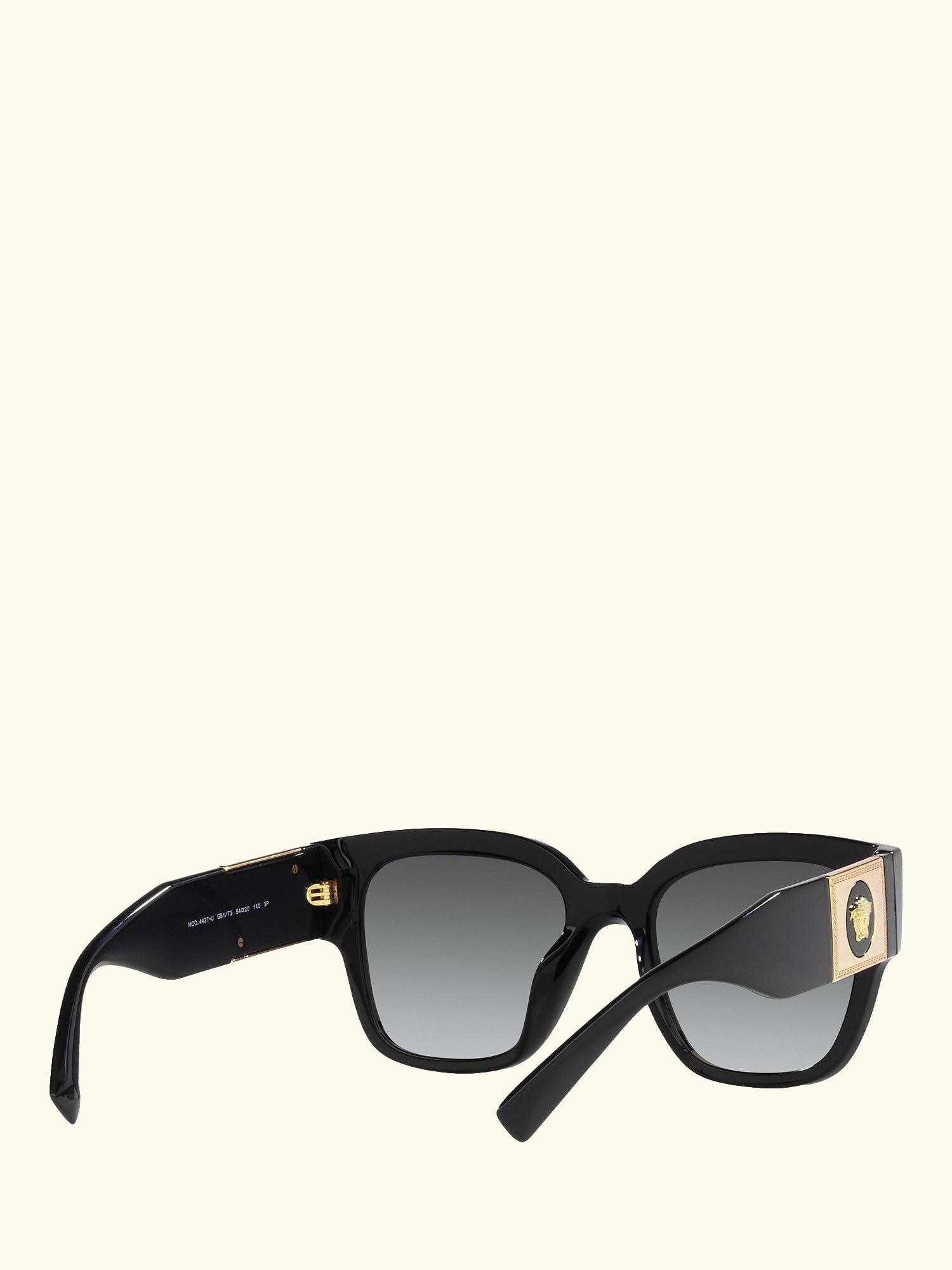VE4437U Women's Polarised Pillow Sunglasses, Black/Grey Gradient