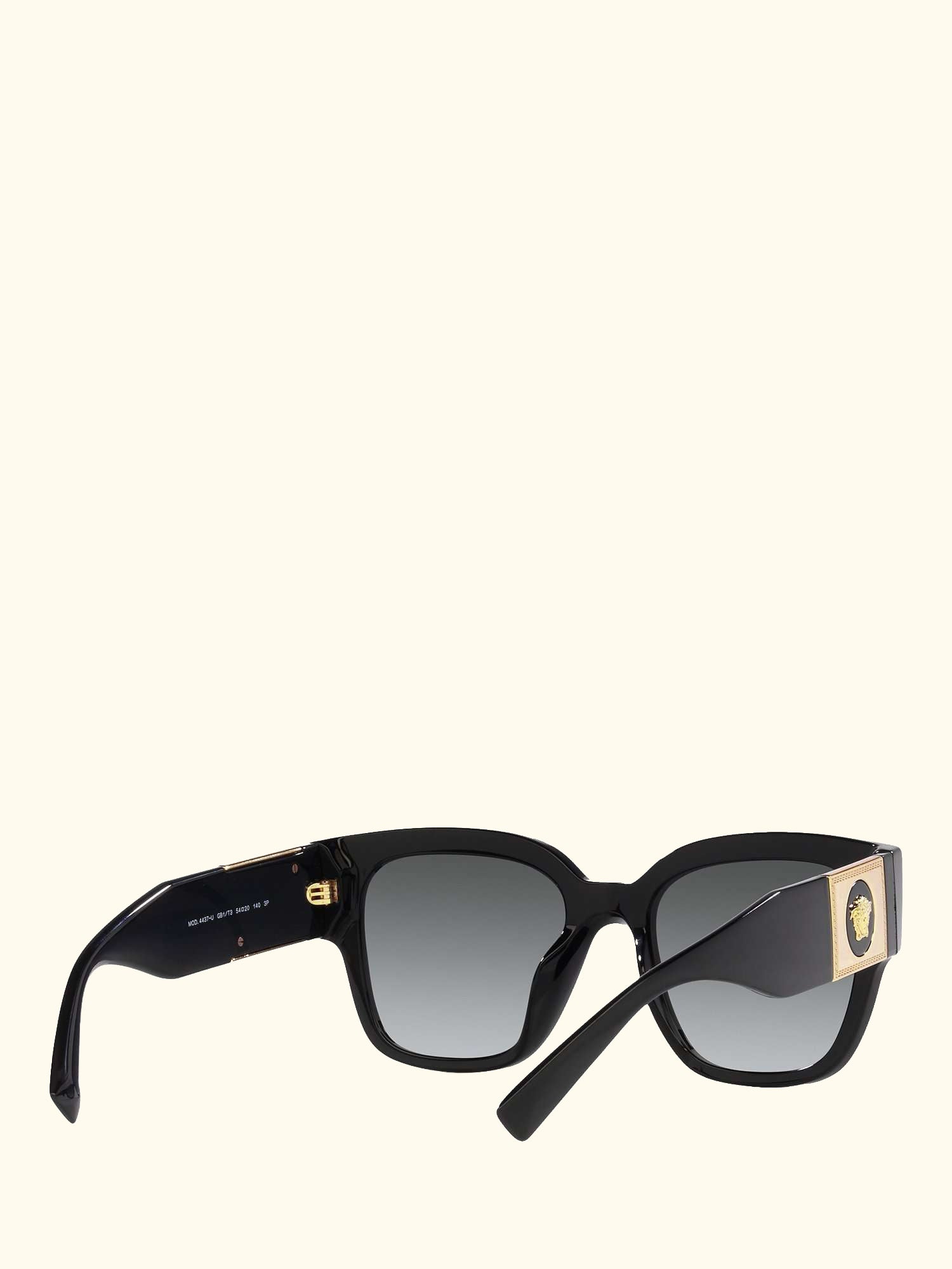 VE4437U Women's Polarised Pillow Sunglasses, Black/Grey Gradient