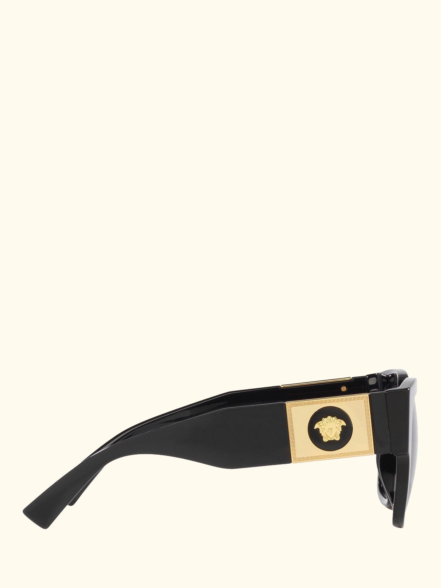 VE4437U Women's Polarised Pillow Sunglasses, Black/Grey Gradient