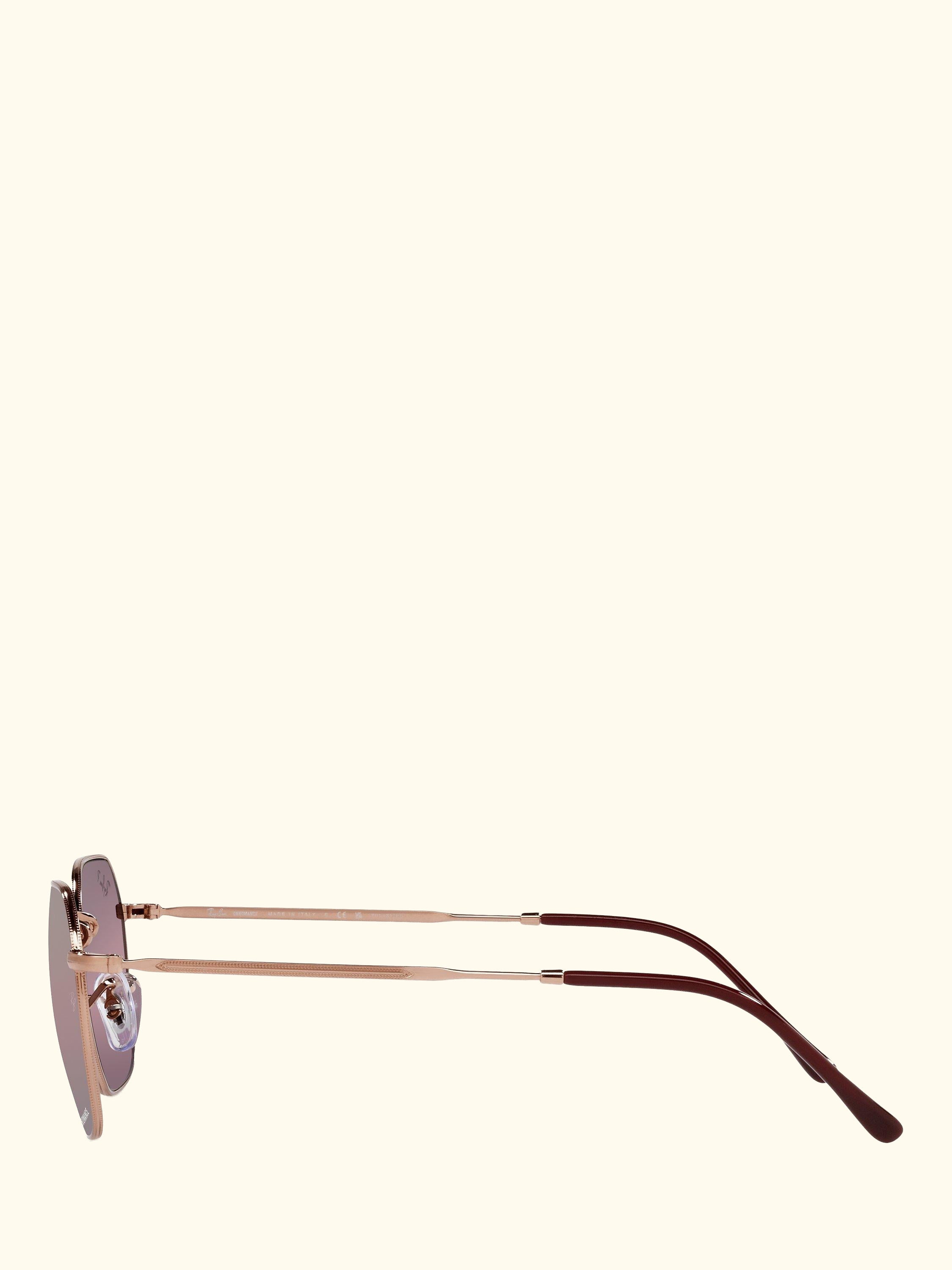 RB3694 Women's Polarised Square Sunglasses, Rose Gold