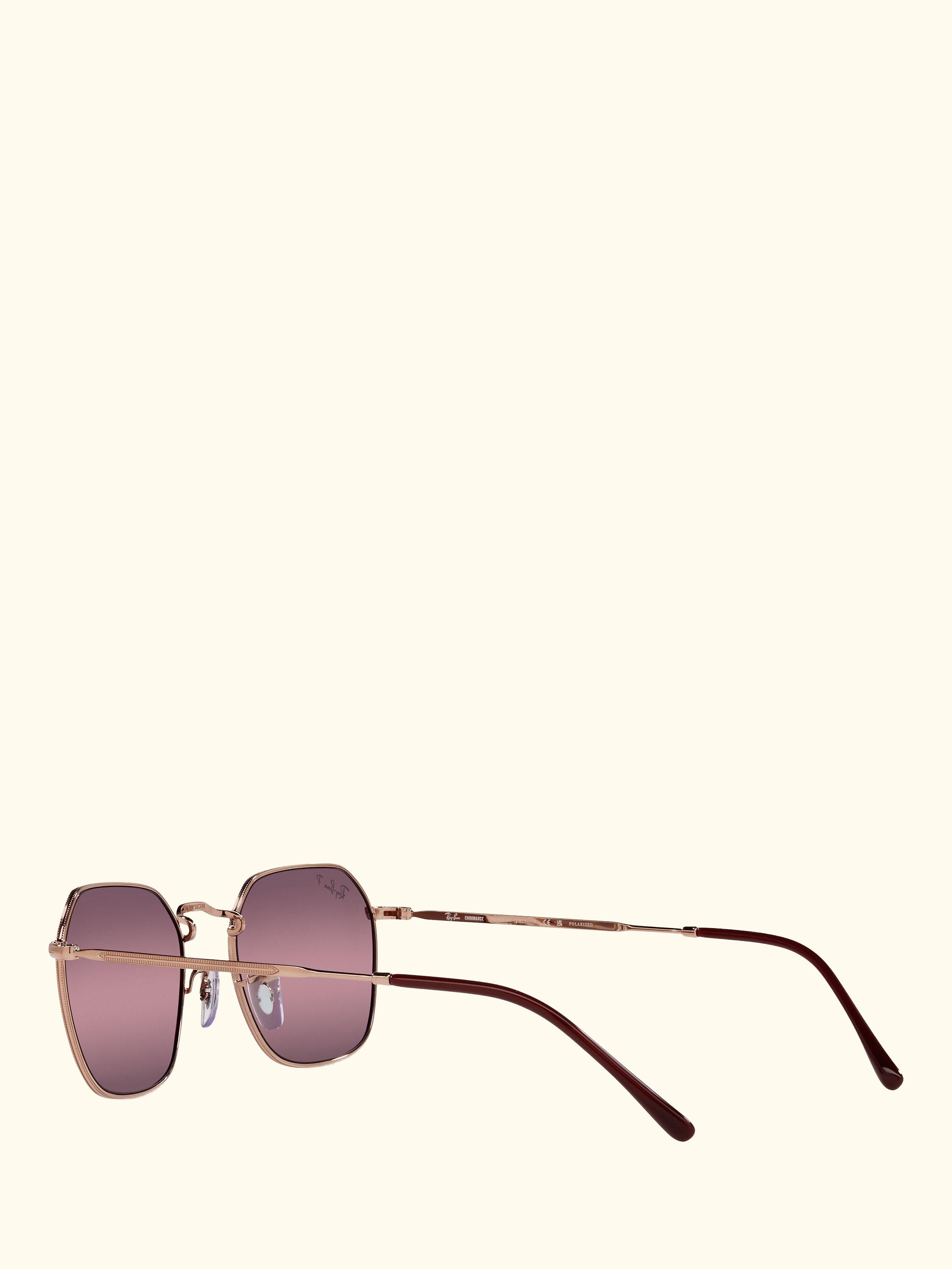 RB3694 Women's Polarised Square Sunglasses, Rose Gold