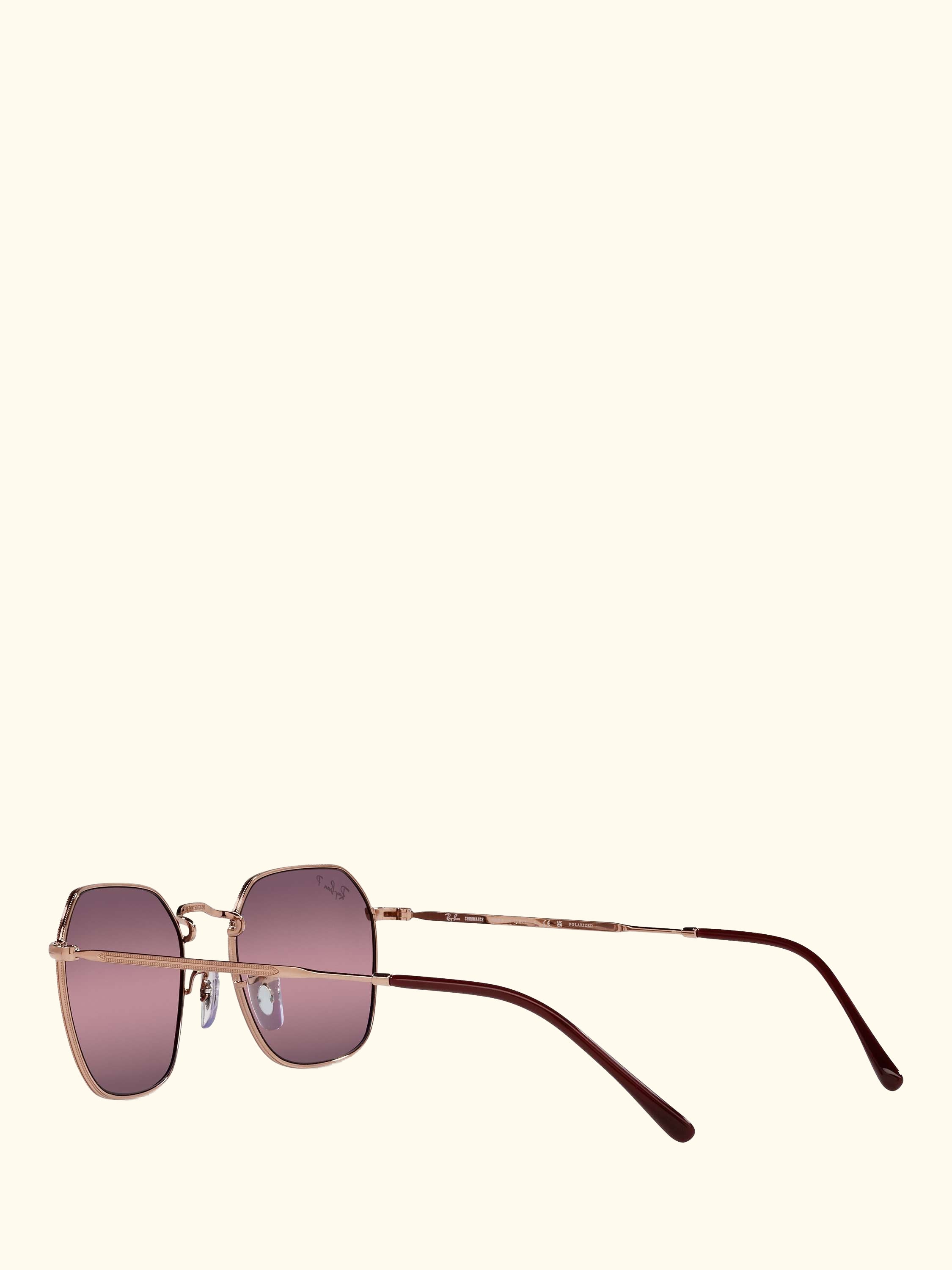 RB3694 Women's Polarised Square Sunglasses, Rose Gold