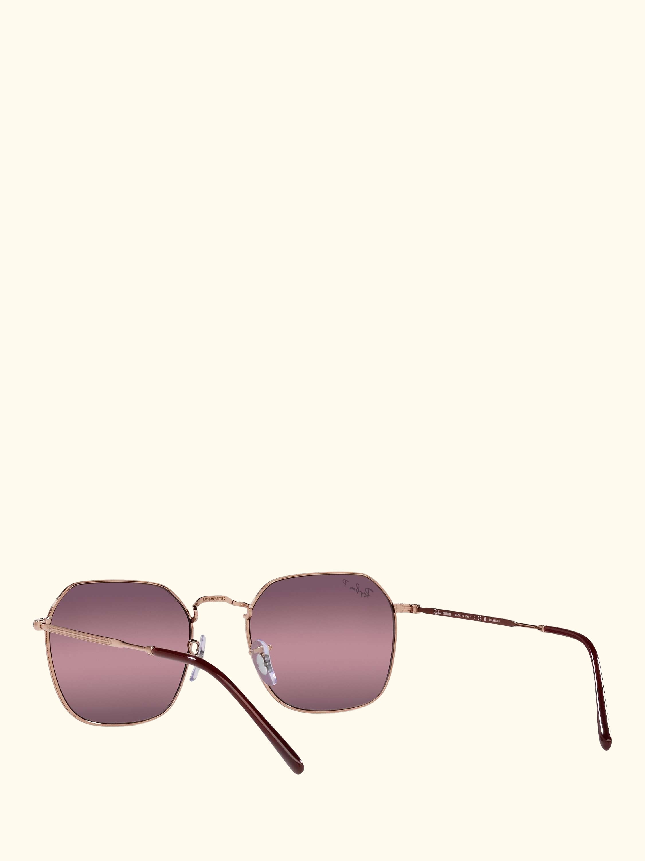 RB3694 Women's Polarised Square Sunglasses, Rose Gold