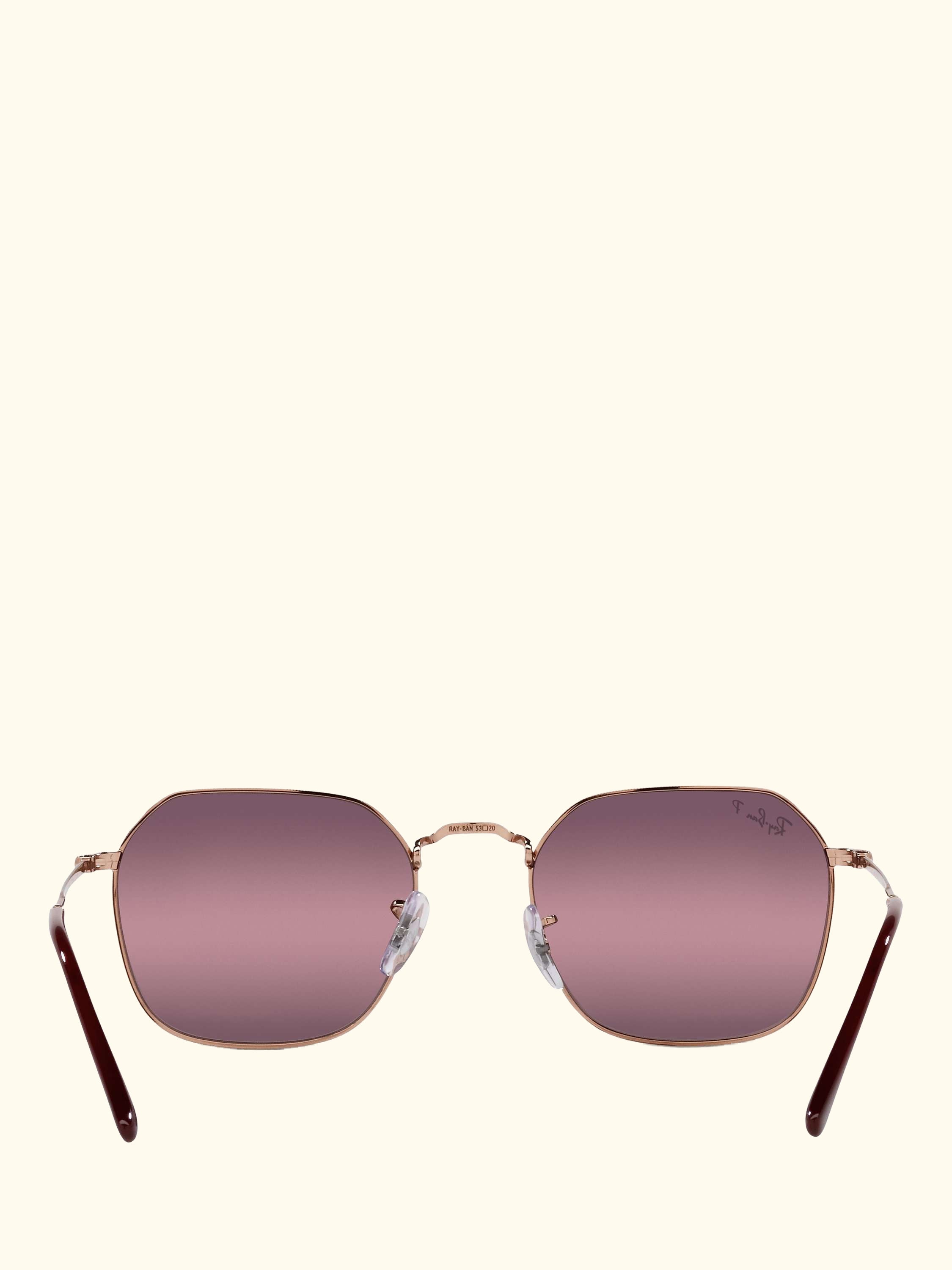 RB3694 Women's Polarised Square Sunglasses, Rose Gold
