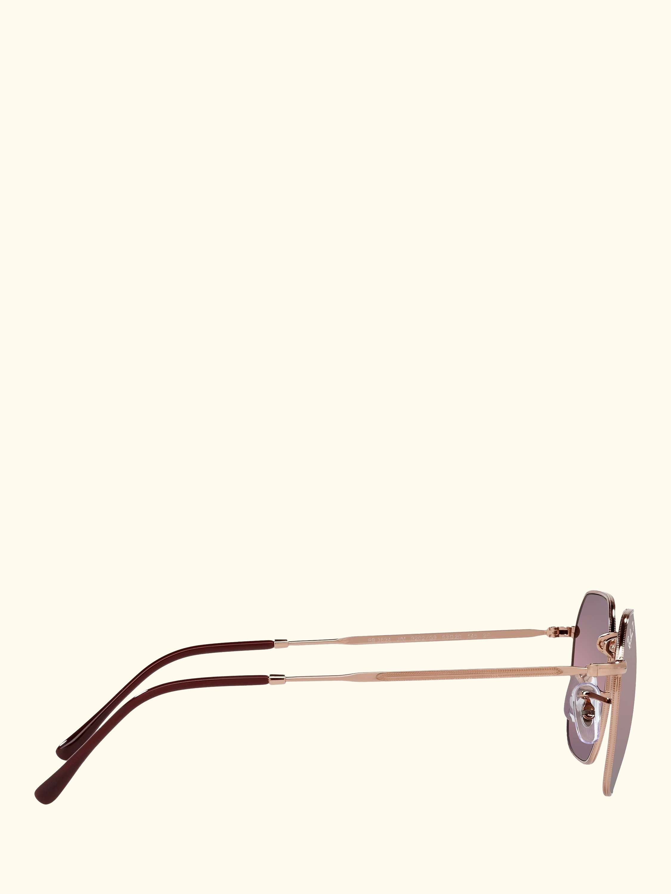 RB3694 Women's Polarised Square Sunglasses, Rose Gold