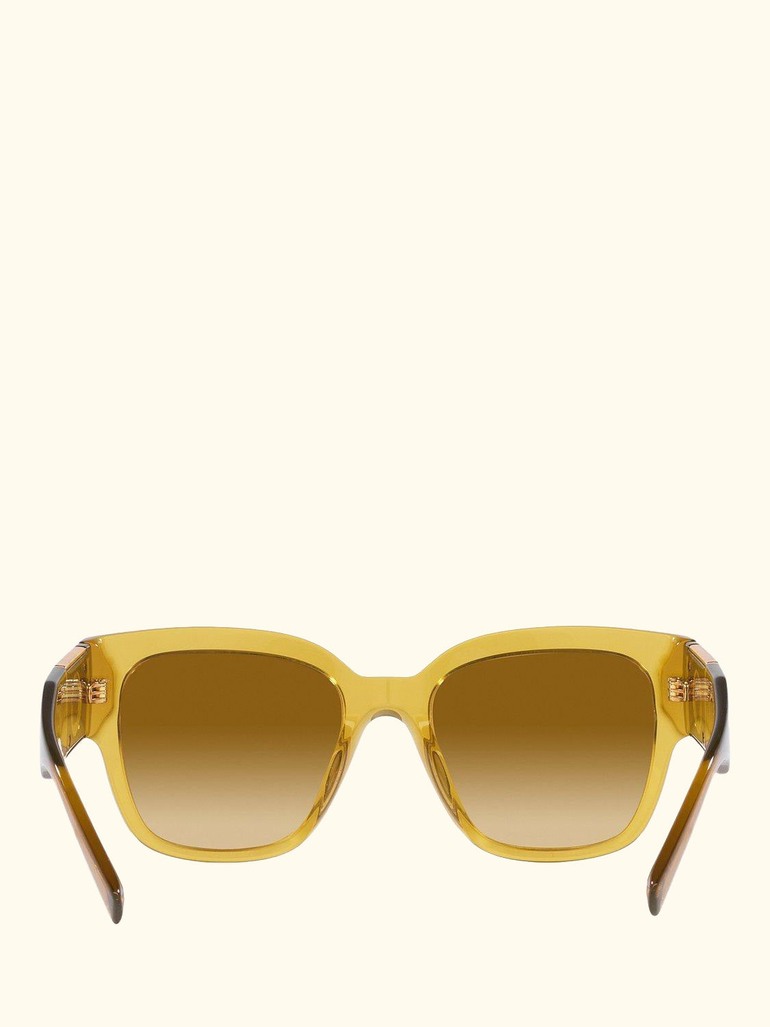 VE4437U Women's Pillow Sunglasses, Transparent Honey/Brown Gradient