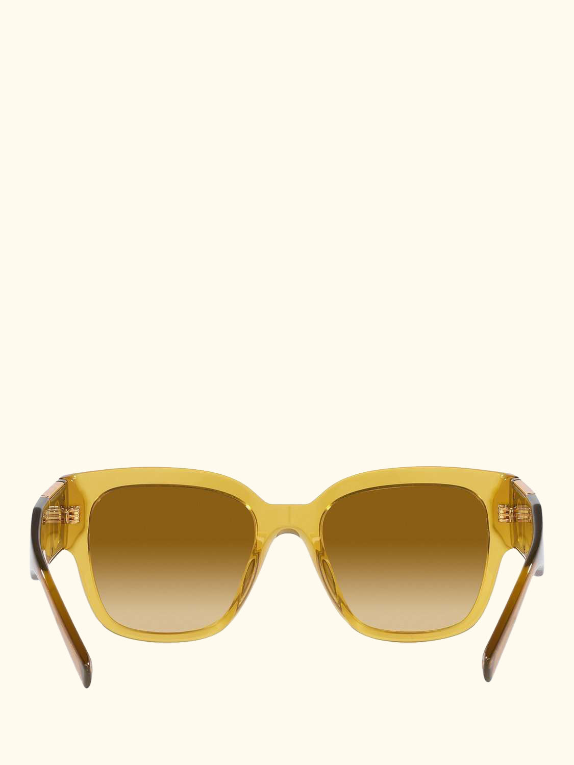 VE4437U Women's Pillow Sunglasses, Transparent Honey/Brown Gradient
