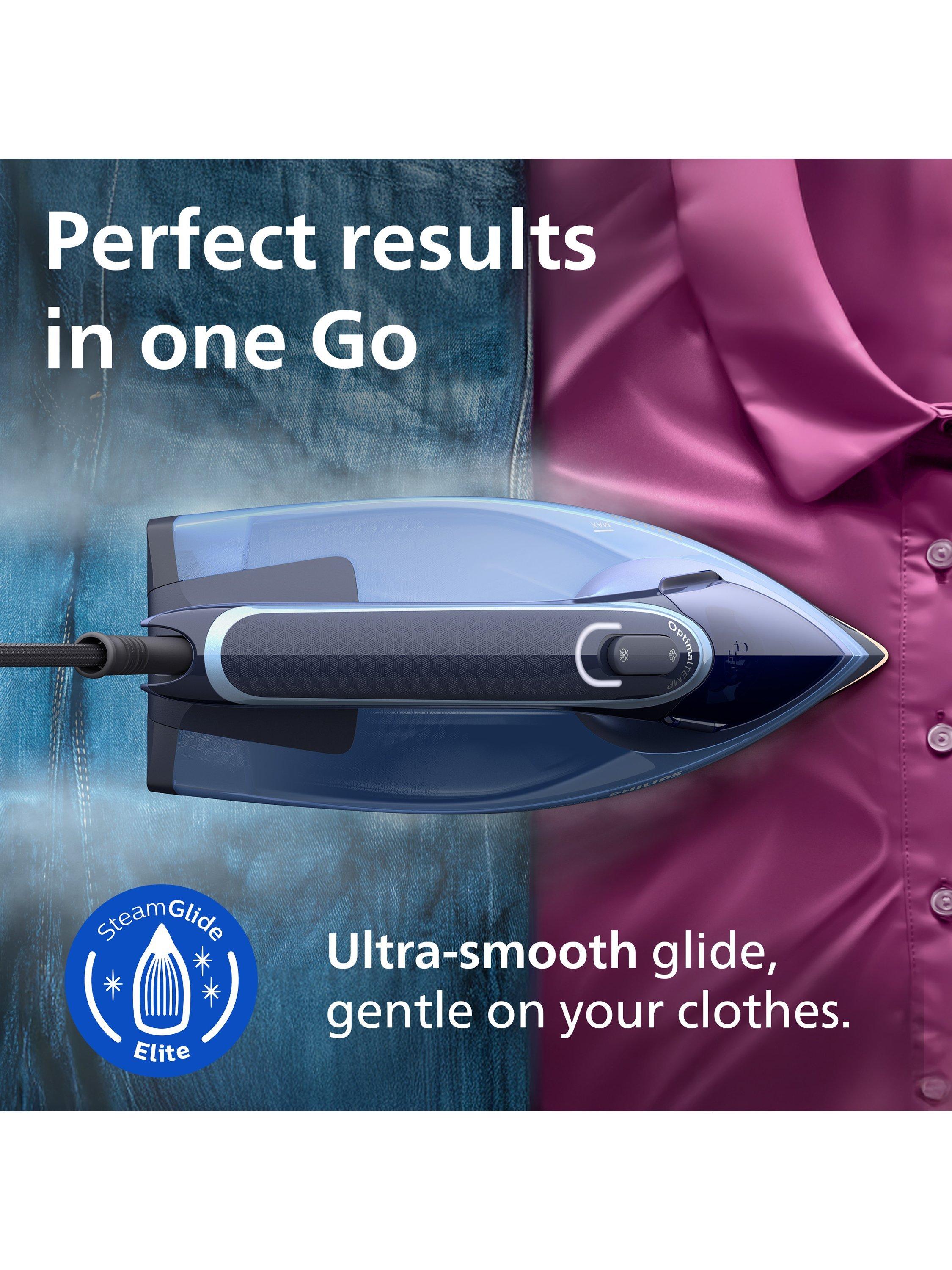 Azur 8000 Series DST8020/26 SteamGlide Elite Steam Iron, Light Blue