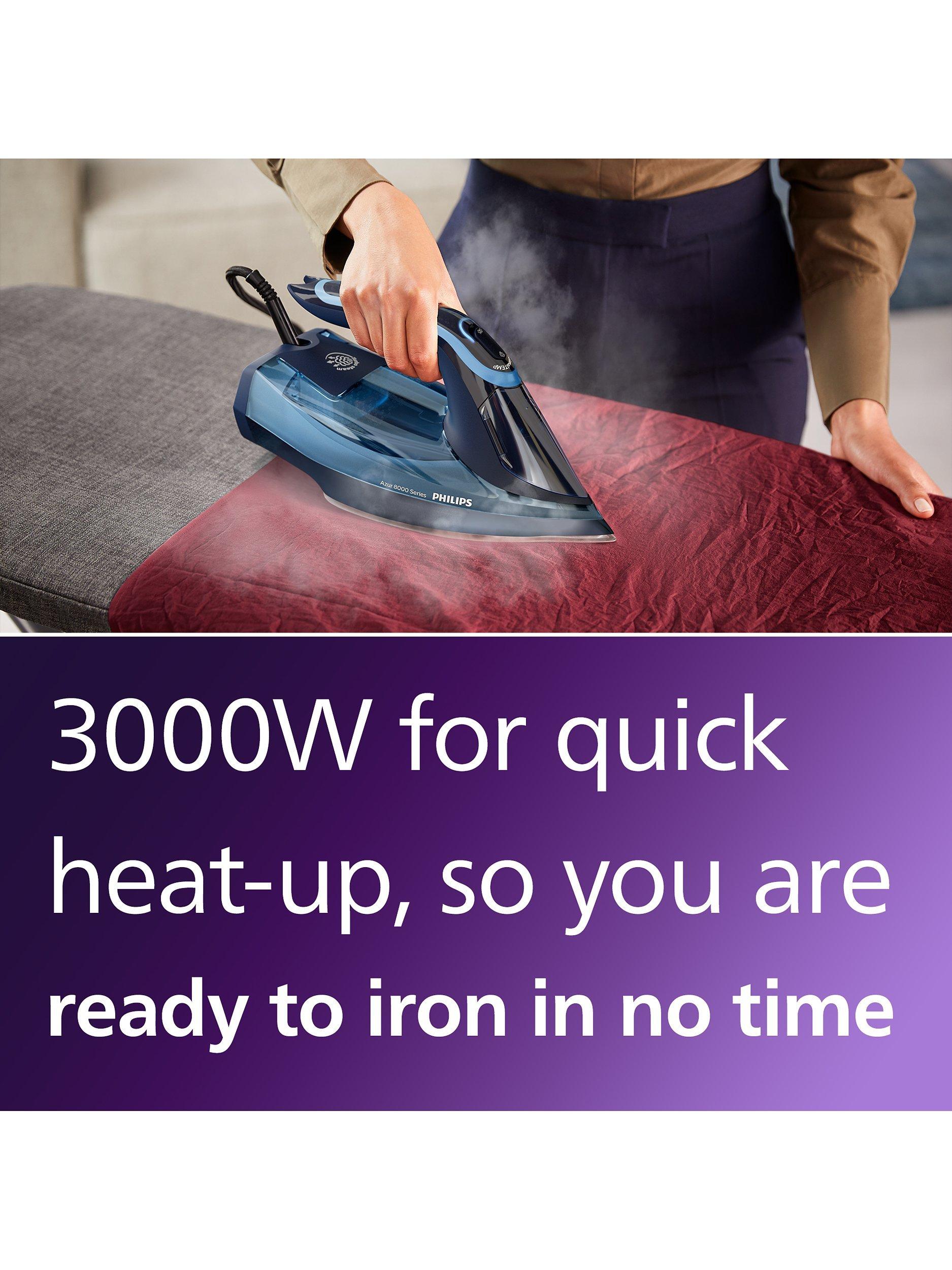Azur 8000 Series DST8020/26 SteamGlide Elite Steam Iron, Light Blue