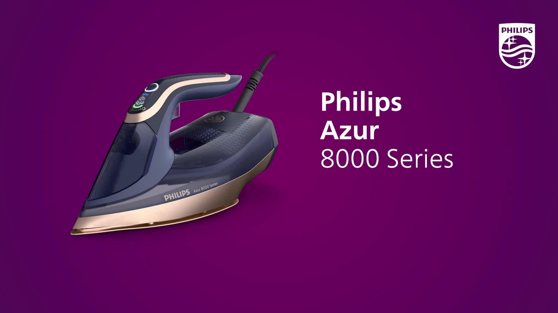 Azur 8000 Series DST8020/26 SteamGlide Elite Steam Iron, Light Blue