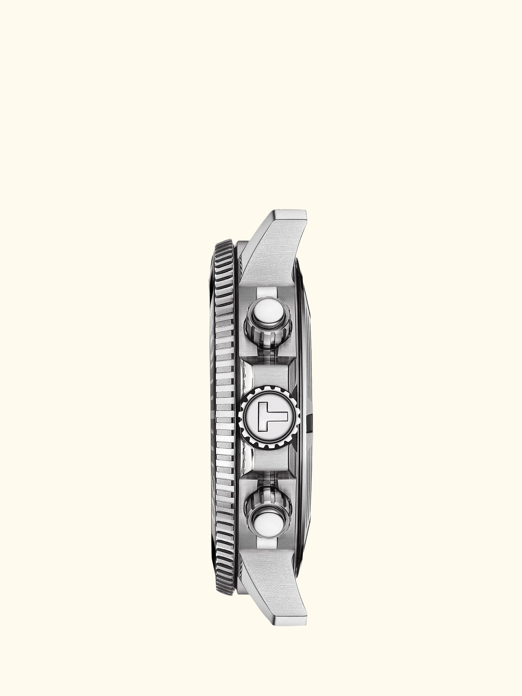 T1204171109101 Men's Seastar Chronograph Date Bracelet Strap Watch, Silver/Green