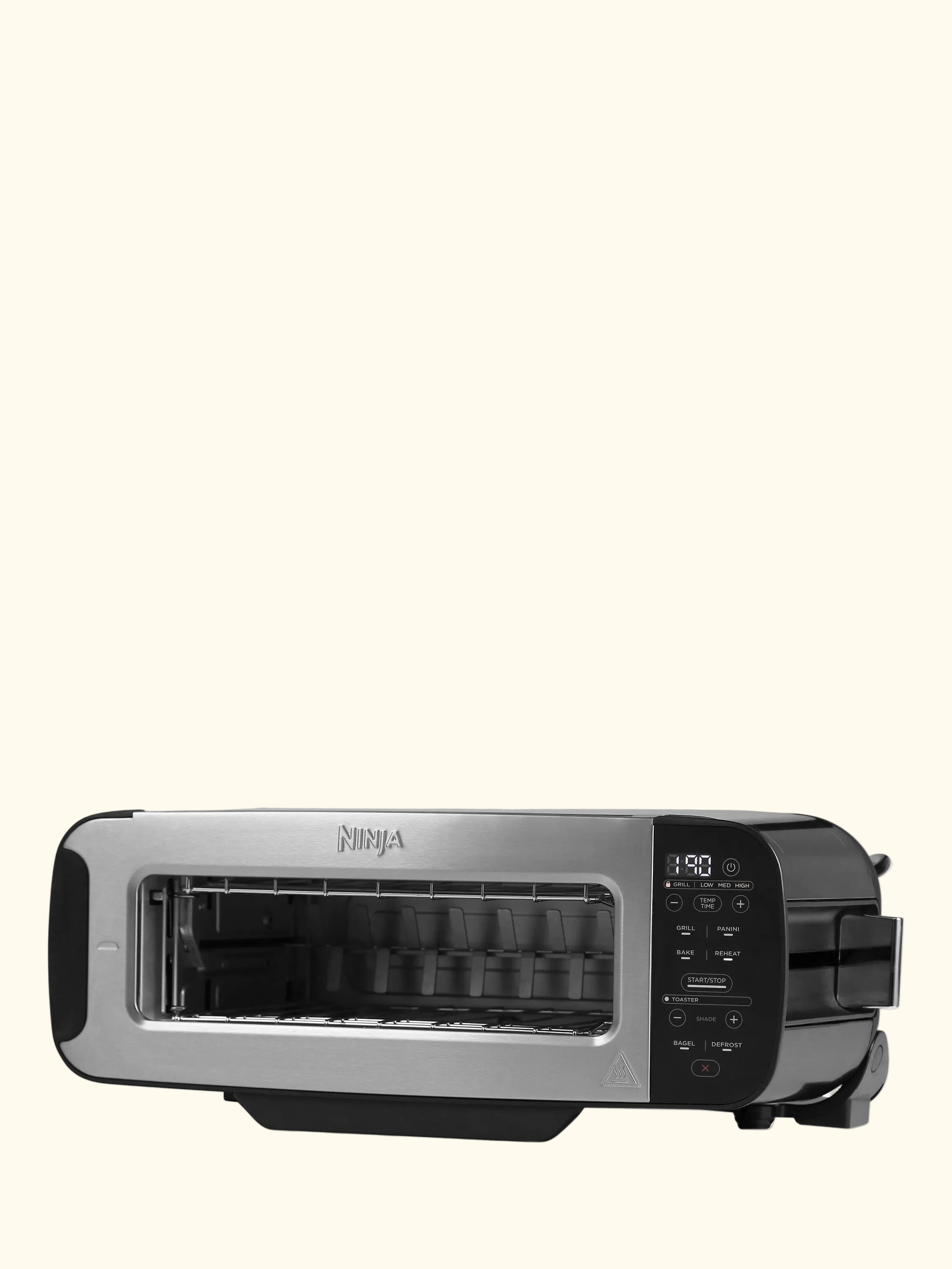 ST200UK Foodi 3-in-1 Toaster, Grill & Panini Press, Black