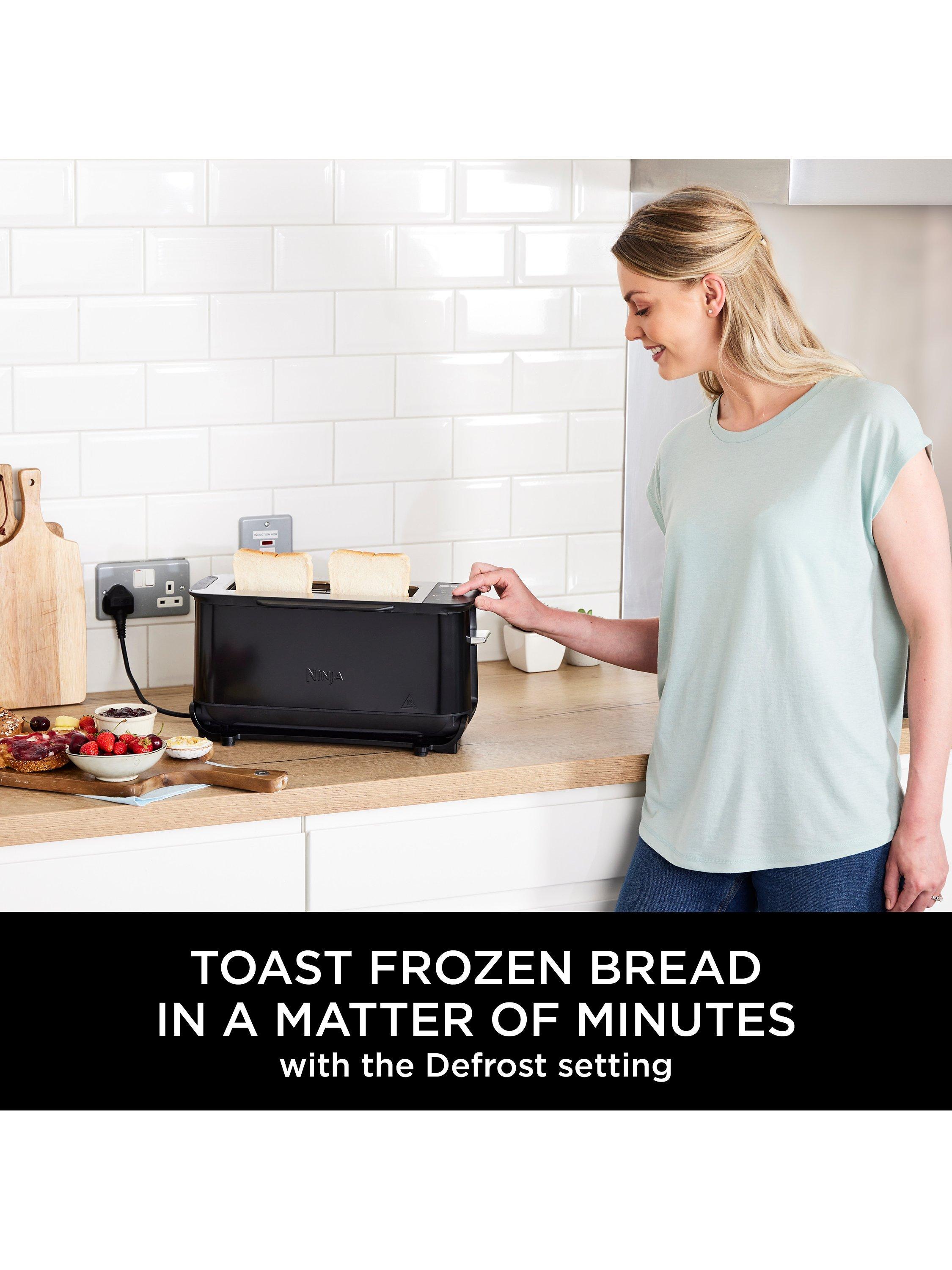ST200UK Foodi 3-in-1 Toaster, Grill & Panini Press, Black