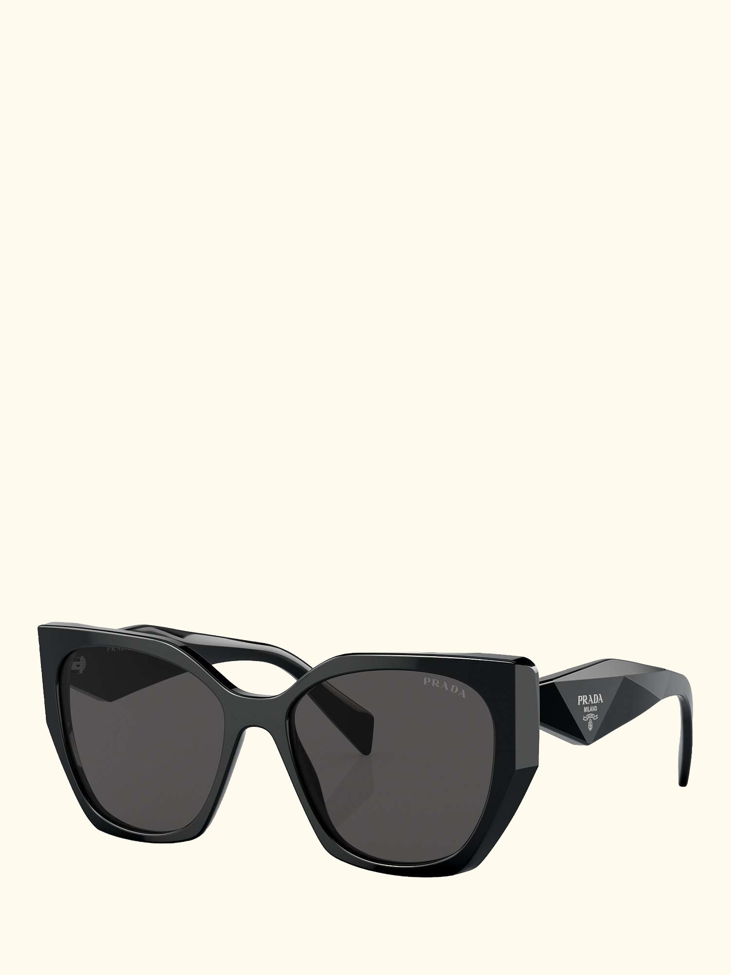 PR 19ZS Women's Pillow Sunglasses, Black