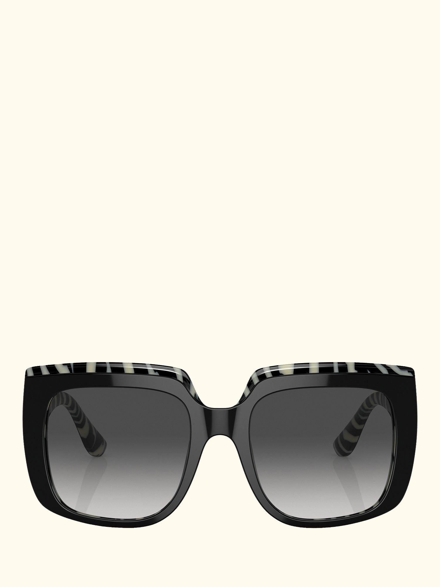 DG4414 Women's Square Sunglasses, Black/Grey Gradient