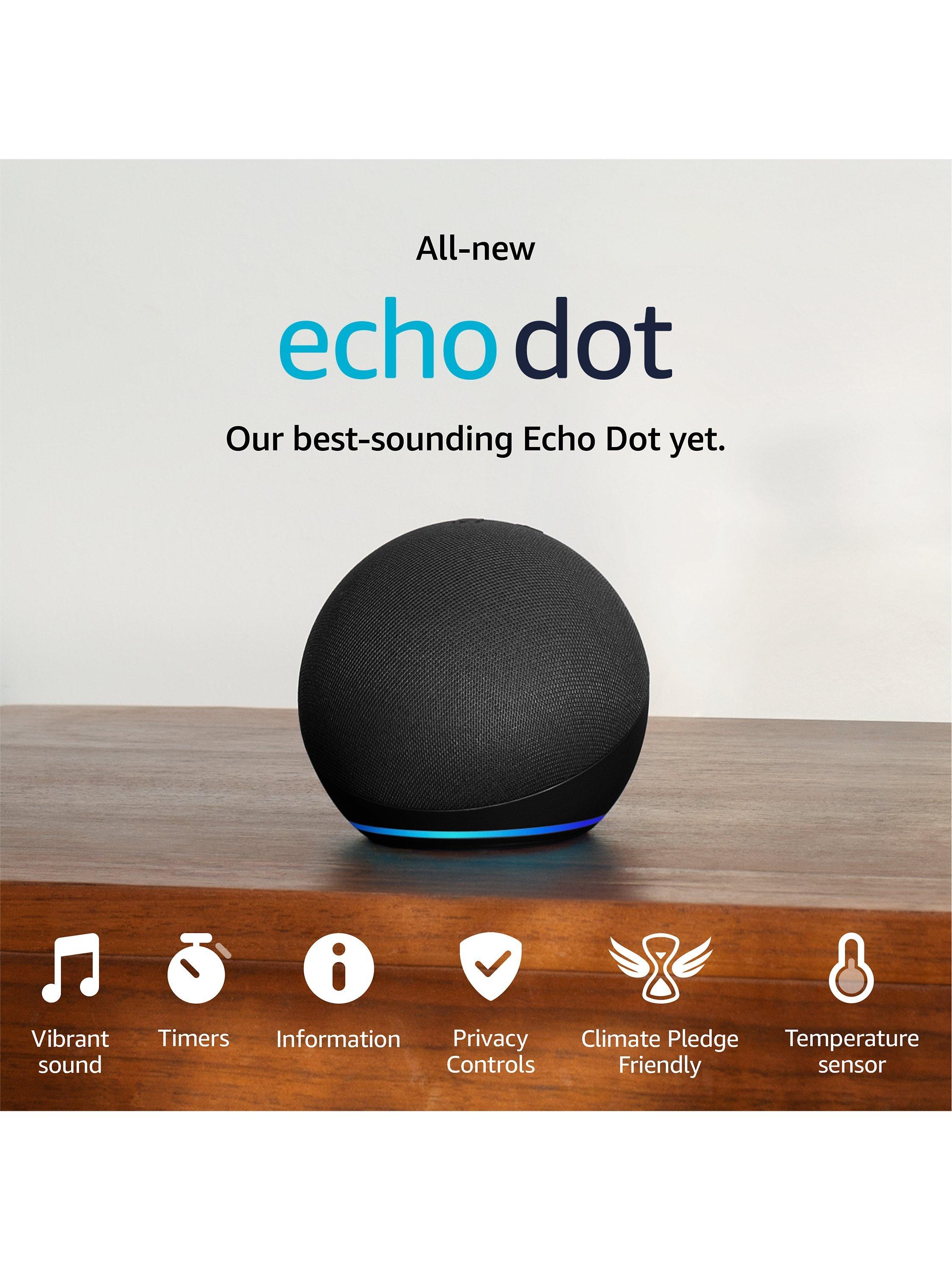 Echo Dot Smart Speaker with Alexa Voice Recognition & Control, 5th Generation (2022)