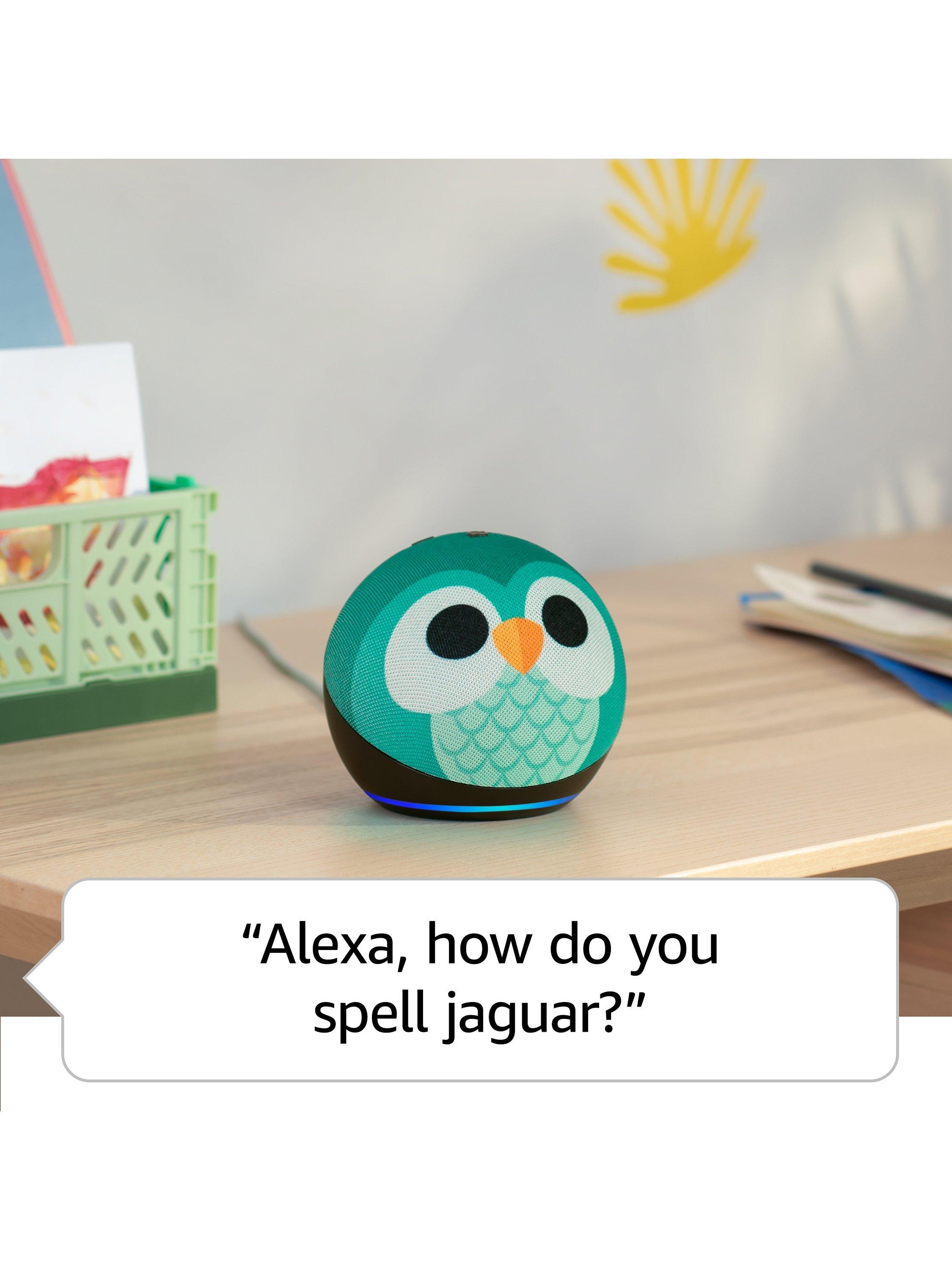 Echo Dot Kids Smart Speaker with Alexa Voice Recognition & Parental Controls, 5th Generation (2022)